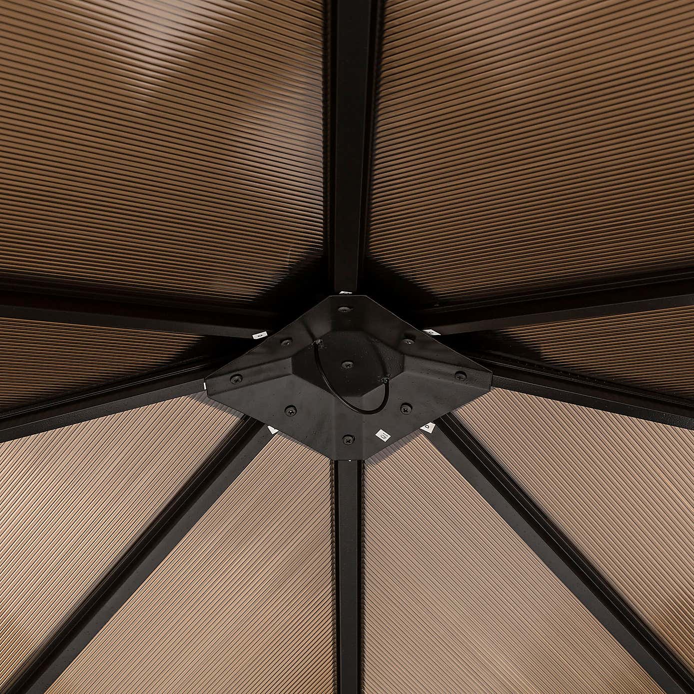 Runcton Polycarbonate 3.6m x 3.6m Gazebo