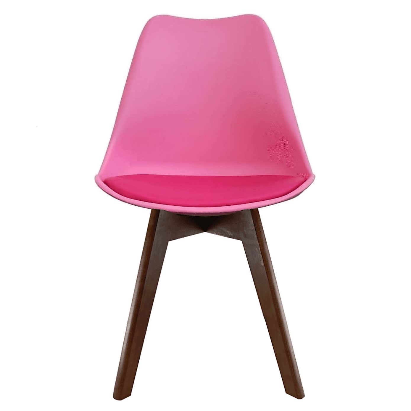 Fusion Living Soho Plastic Dining Chair with Squared Legs
