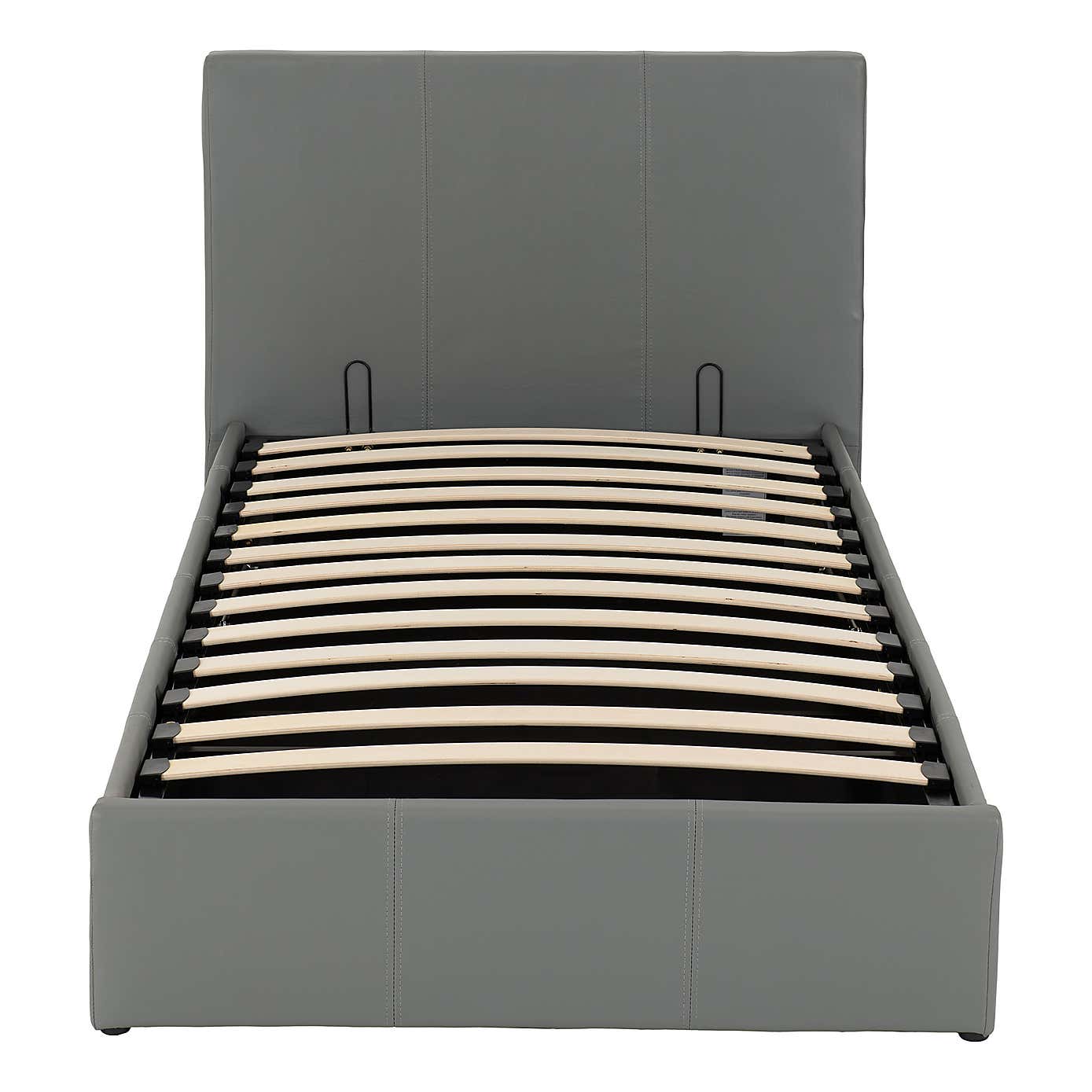 Waverley Faux Leather Ottoman Bedstead - Grey