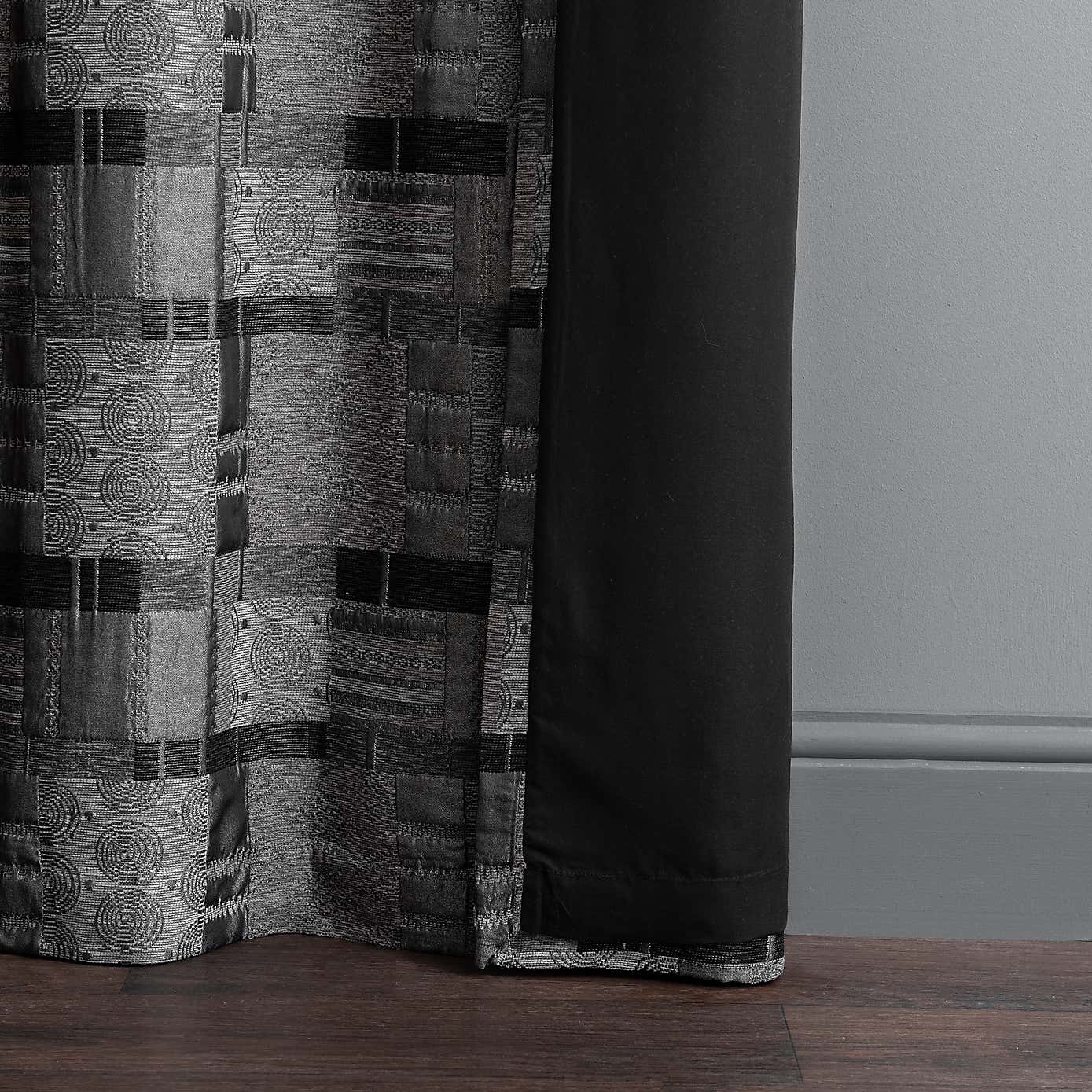 Prague Chenille Eyelet Curtains