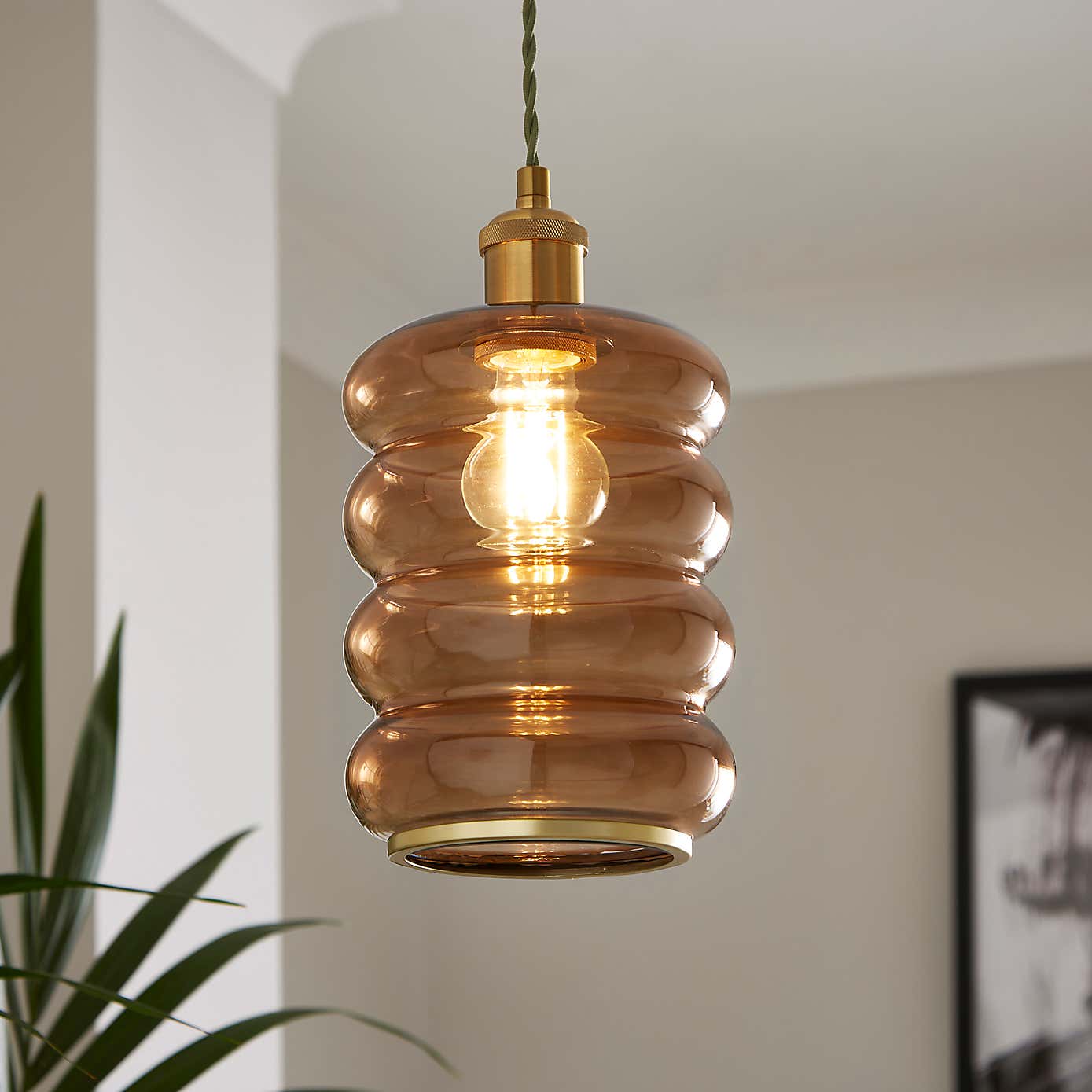 Nico Ribbed Easy Fit Pendant Shade