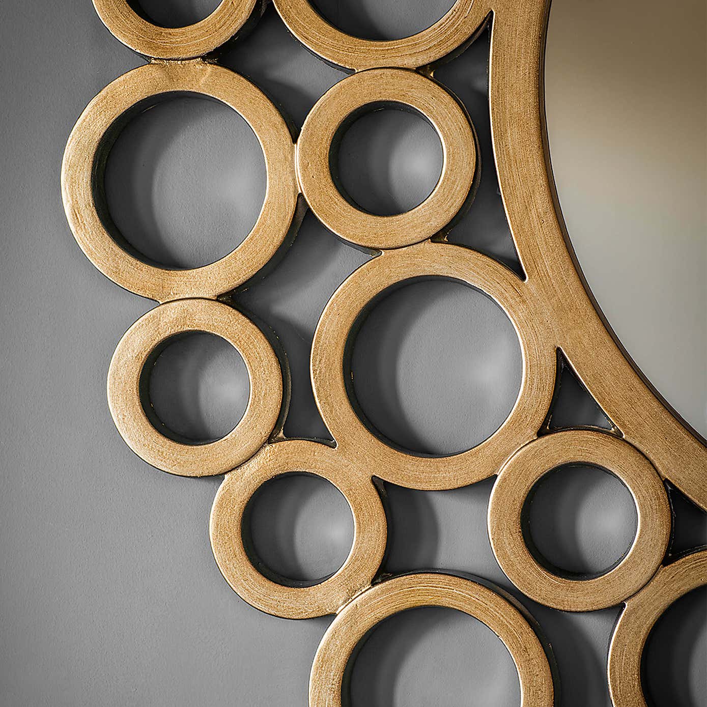 Palmer Circles Round Wall Mirror