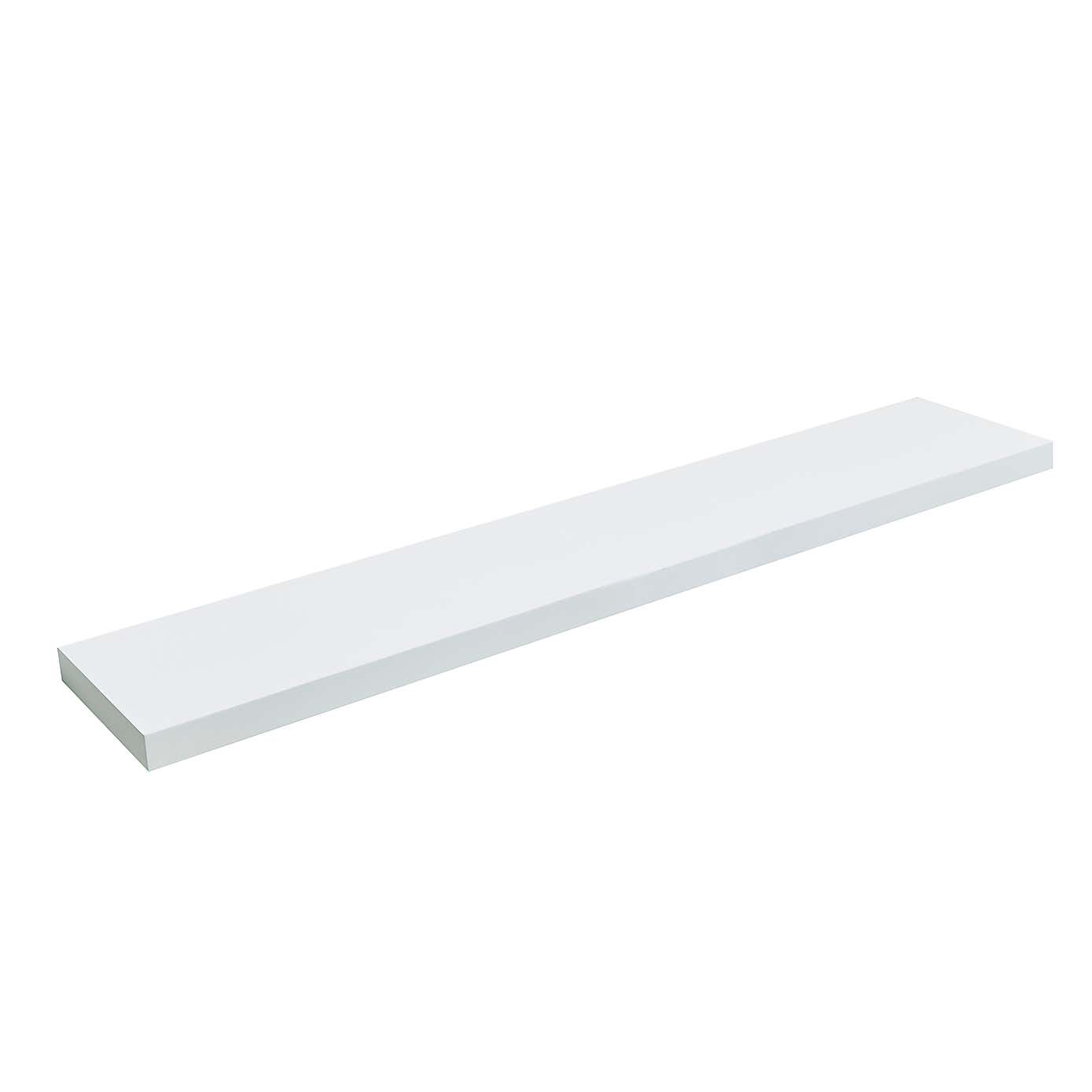 White Floating Shelf
