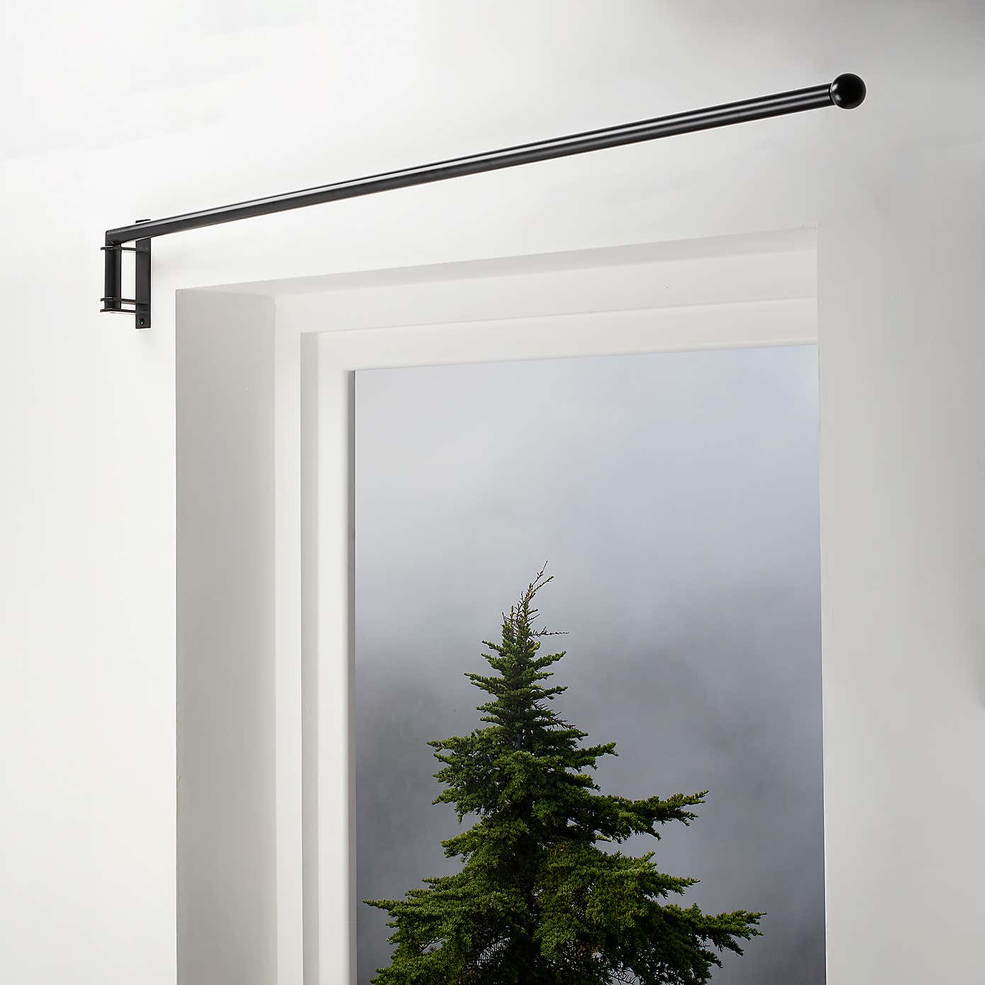 Dormer Door Curtain Rod