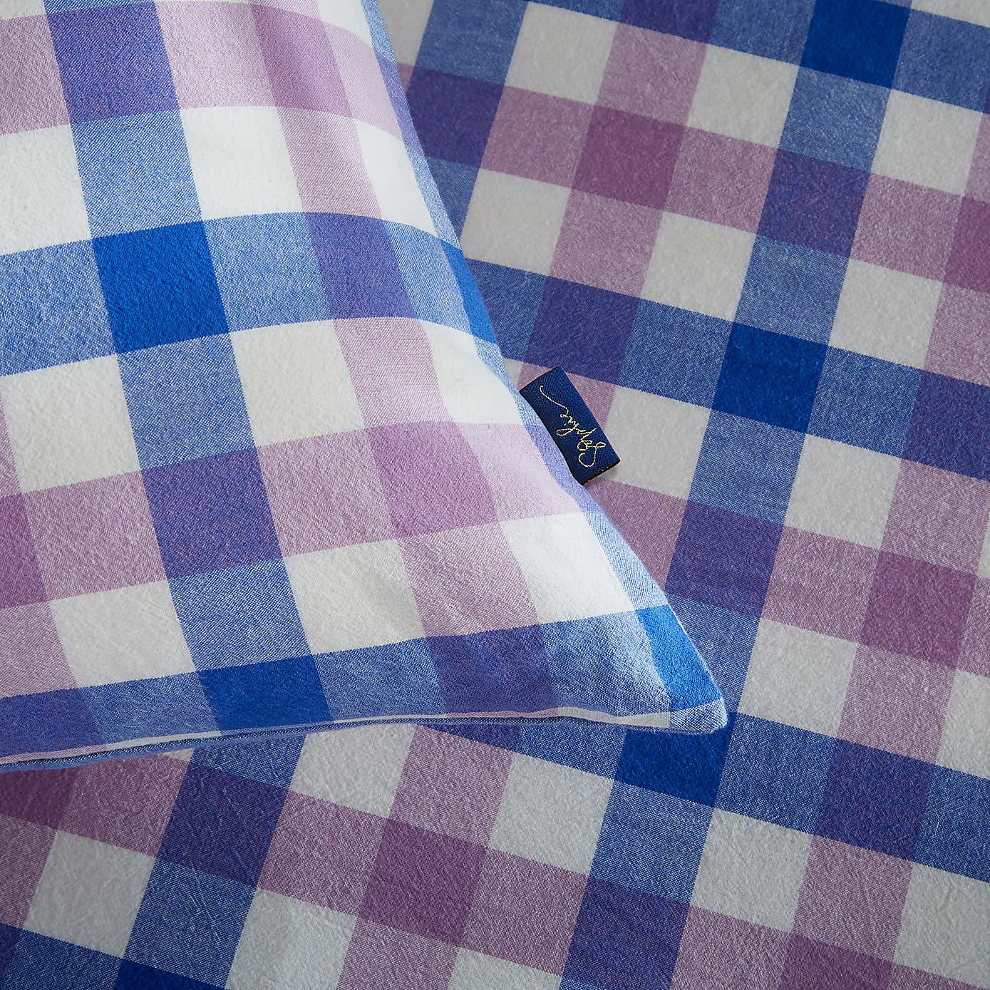 Sophie Robinson Breezy Gingham 100% Cotton Duvet Cover & Pillowcase Set