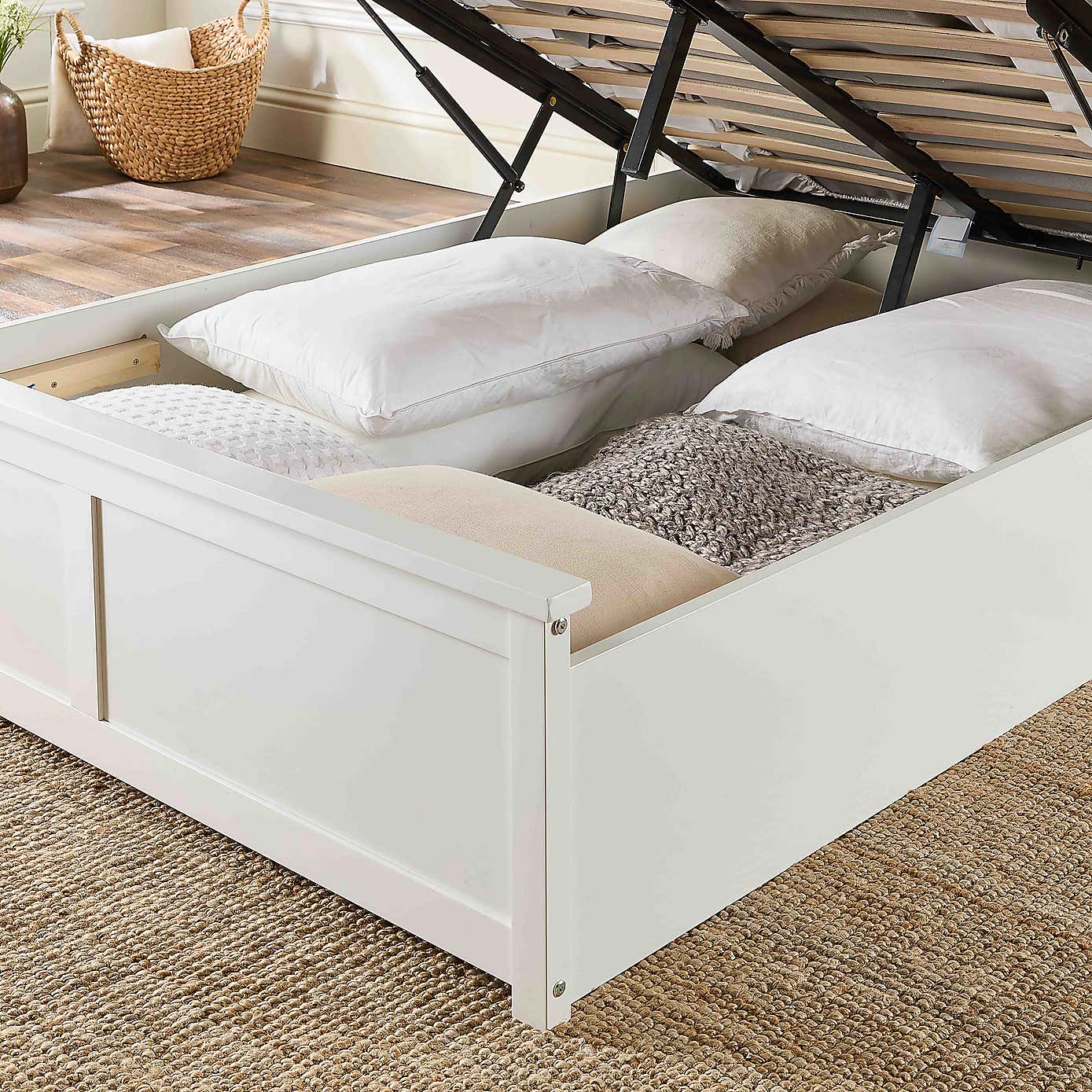 Atlantic Wooden Ottoman Bed