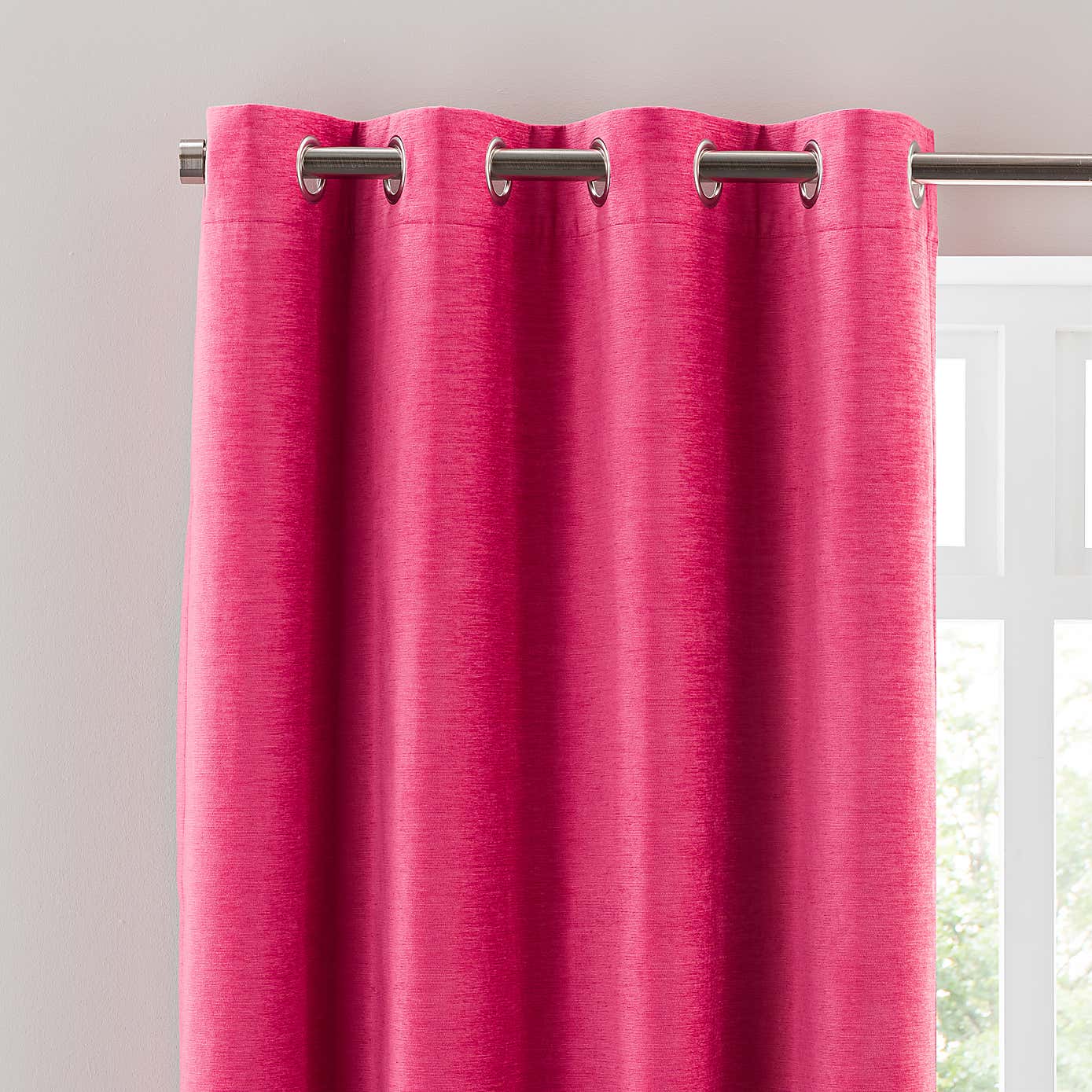 Genoa Chenille Blackout Eyelet Curtains