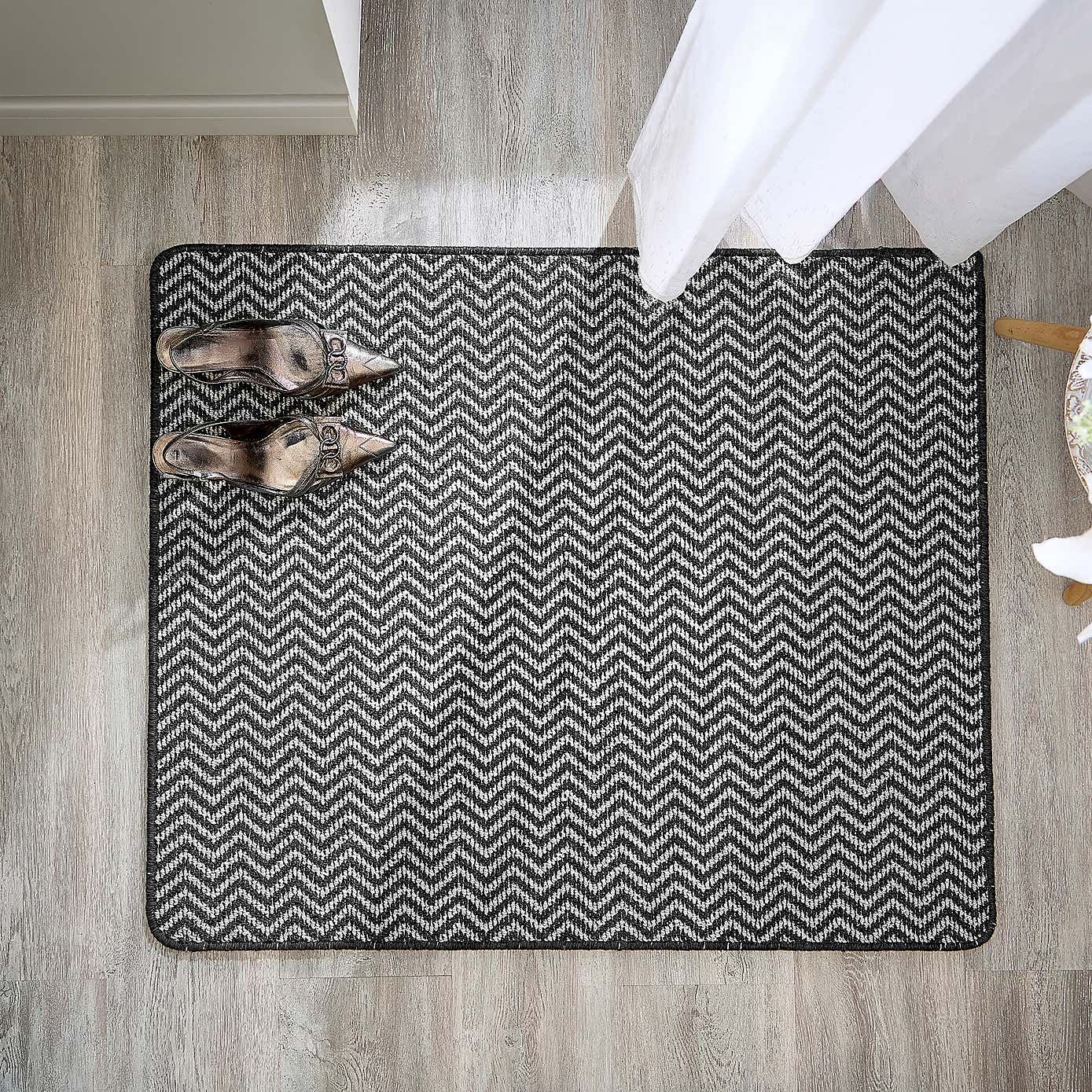 Marvel Boucle Herringbone Washable Doormat