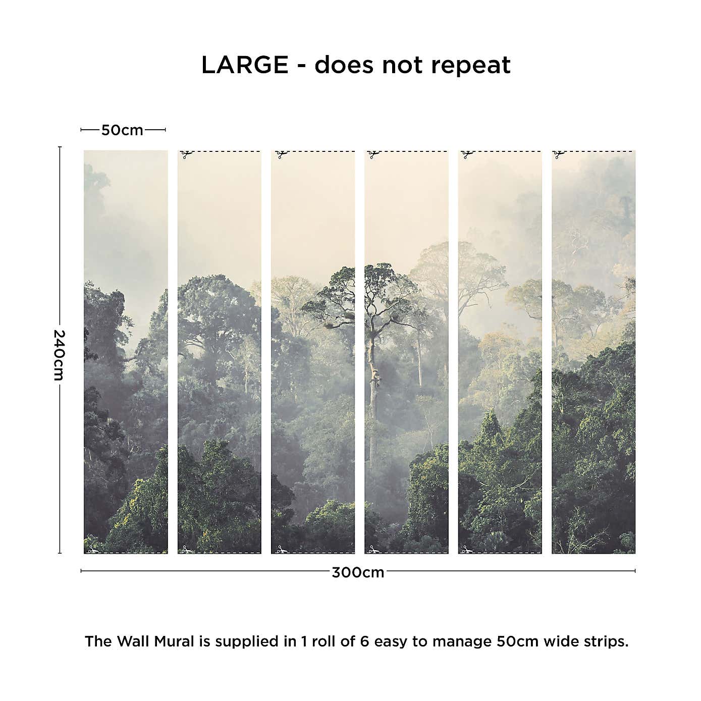 Rainforest Mural Wallpaper