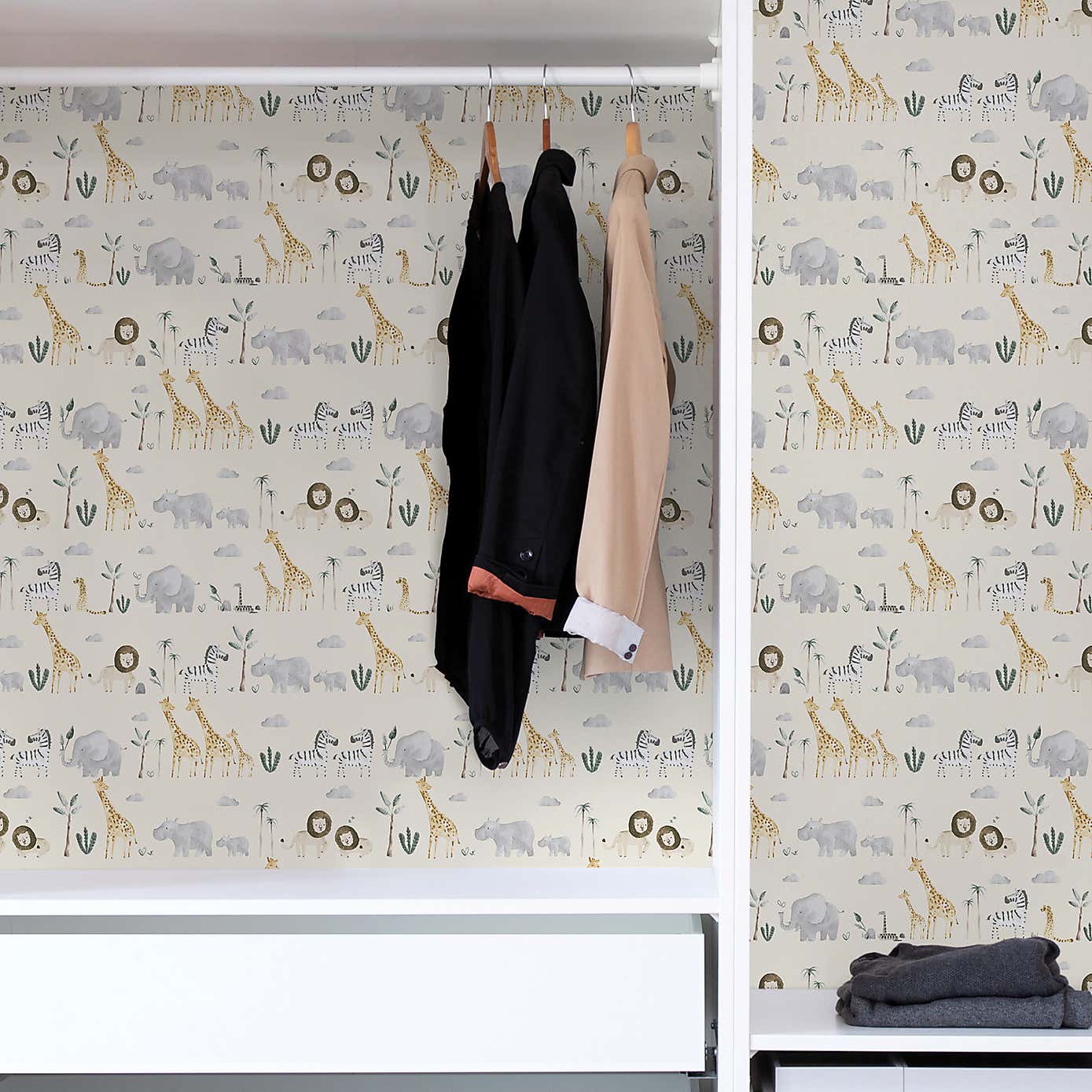 Nu Wall Self Adhesive Safari Wallpaper