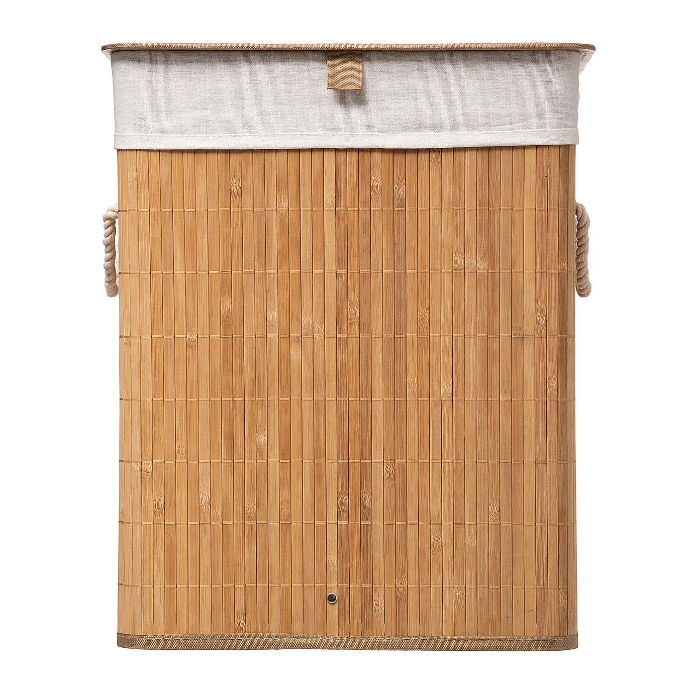Natural Bamboo Laundry Basket
