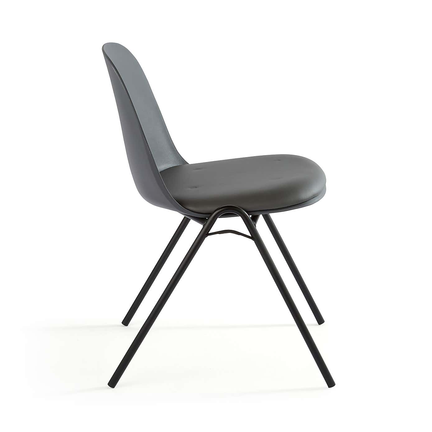 Burton Dining Chair, Faux Leather