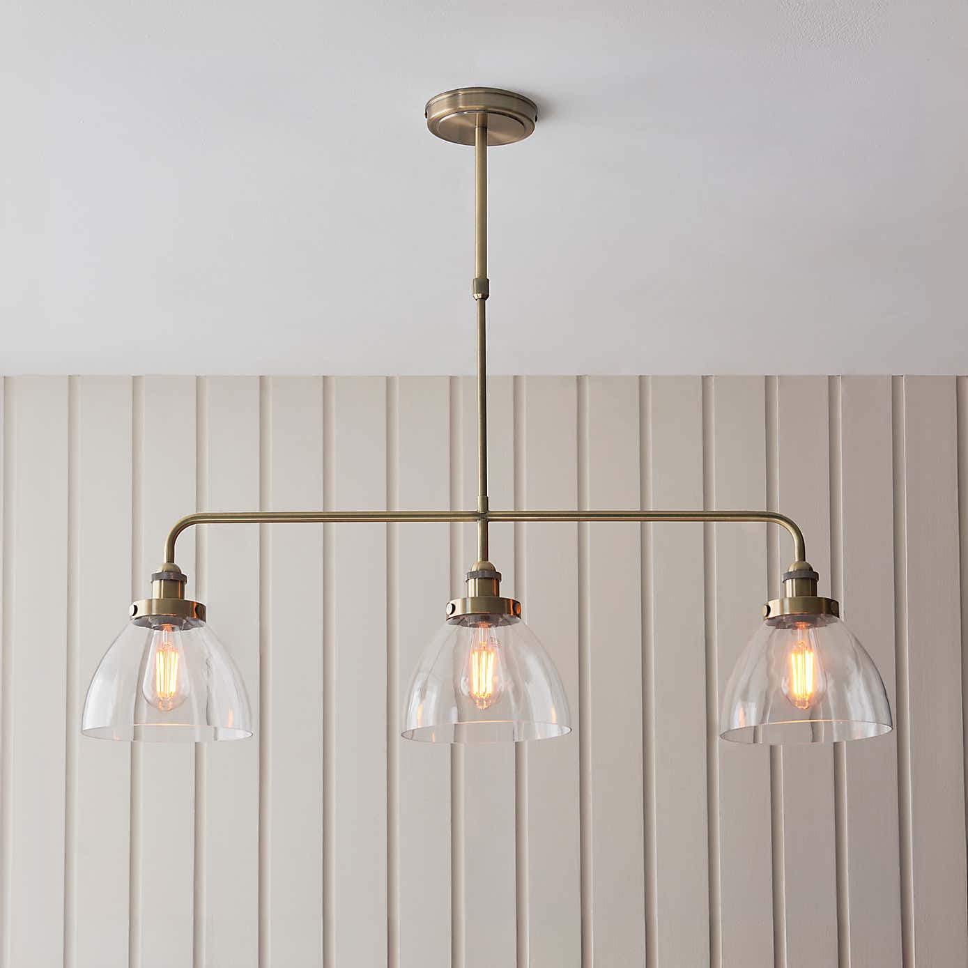 Vogue Tobermory 3 Light Adjustable Diner Light