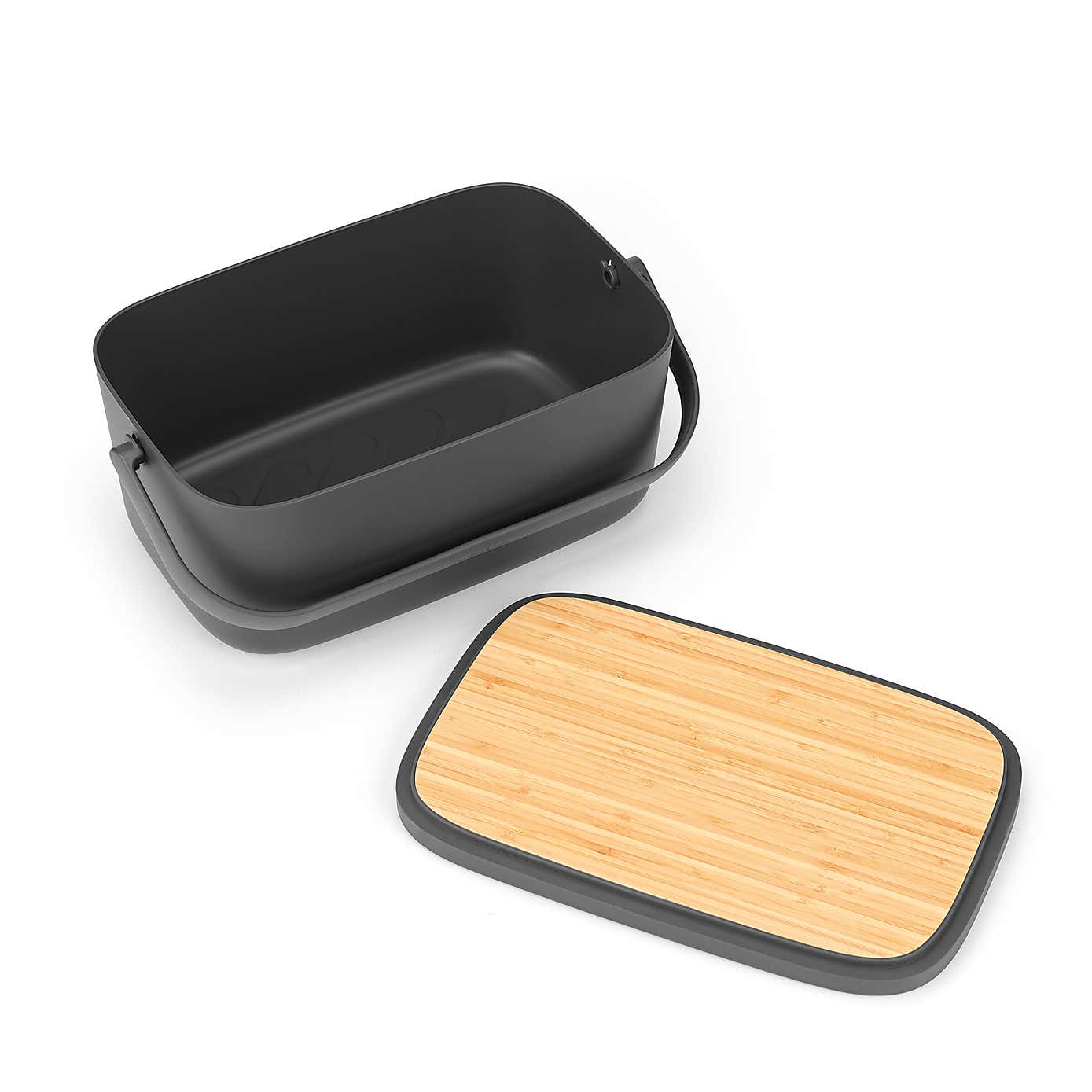 Brabantia Dark Grey Nic Bread Bin