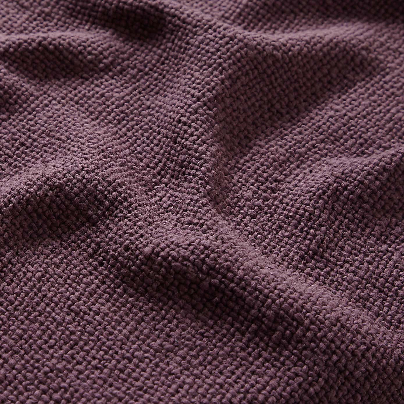 Aris Cotton Weave Black Throw