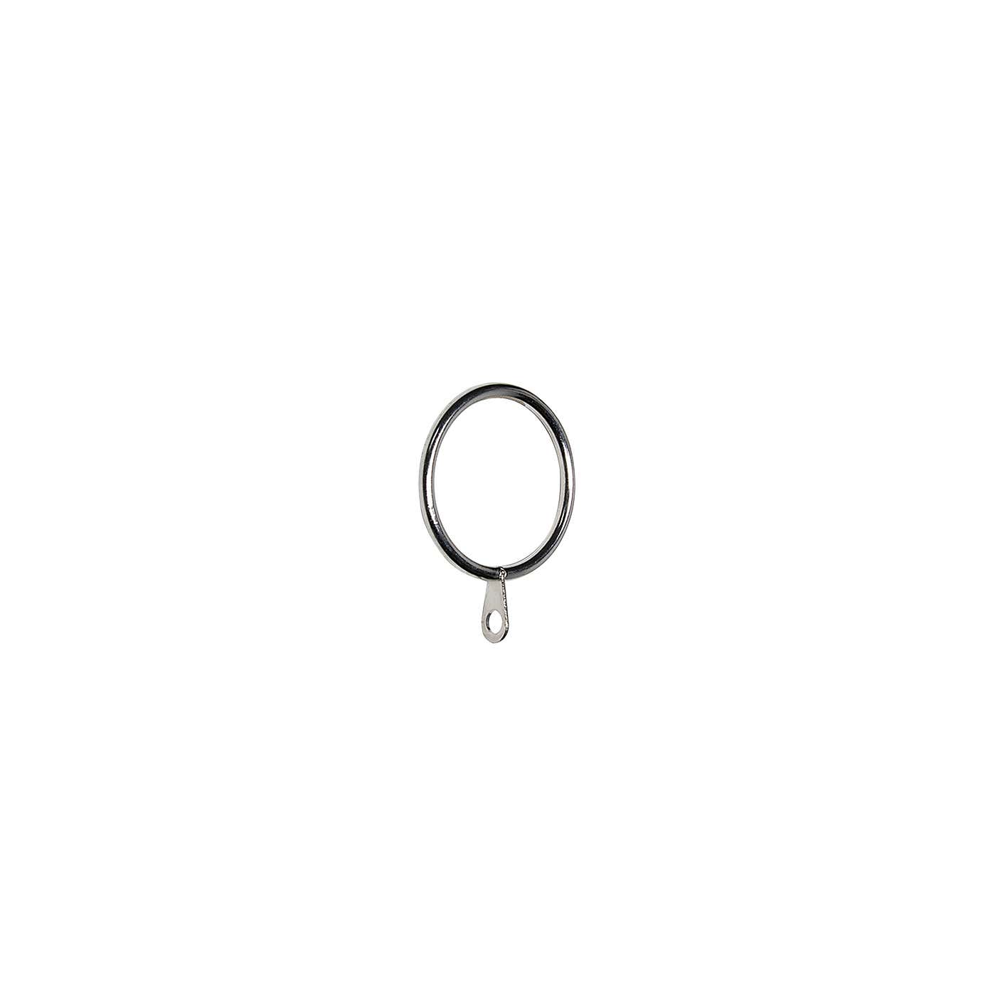 Pack of 6 19mm Geo Curtain Pole Rings