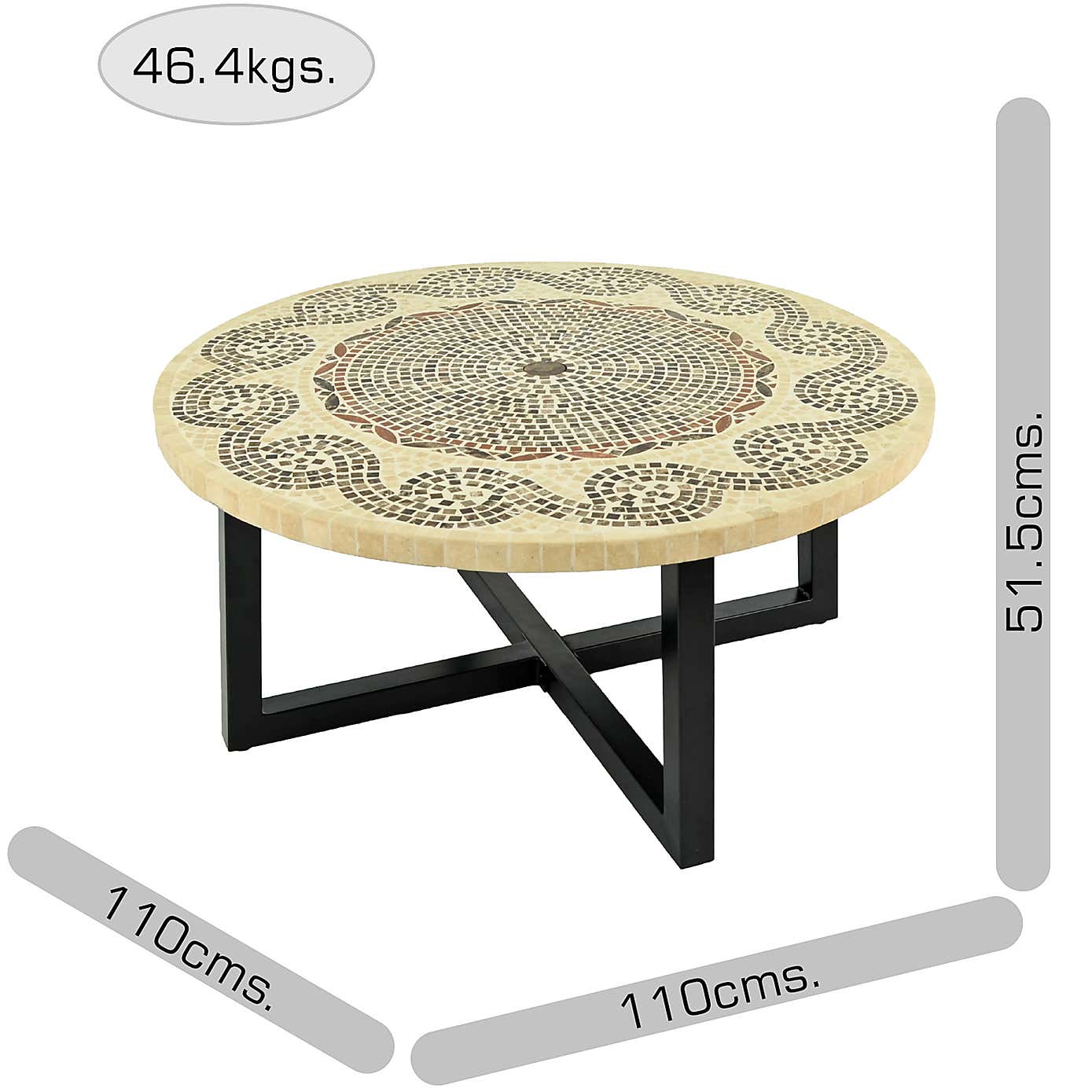 Byron Manor Arlington Round Coffee Table