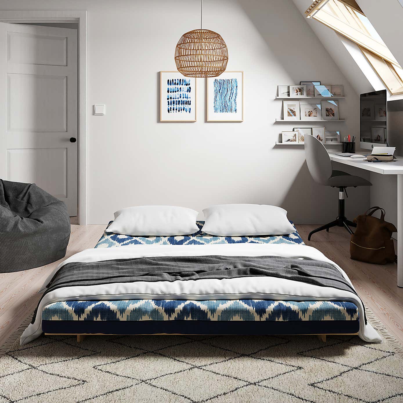 Mito Double Futon Ikat