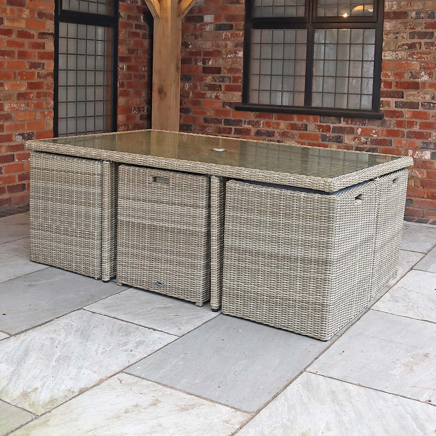 Wentworth 10 Seater Outdoor Cube Dining Set