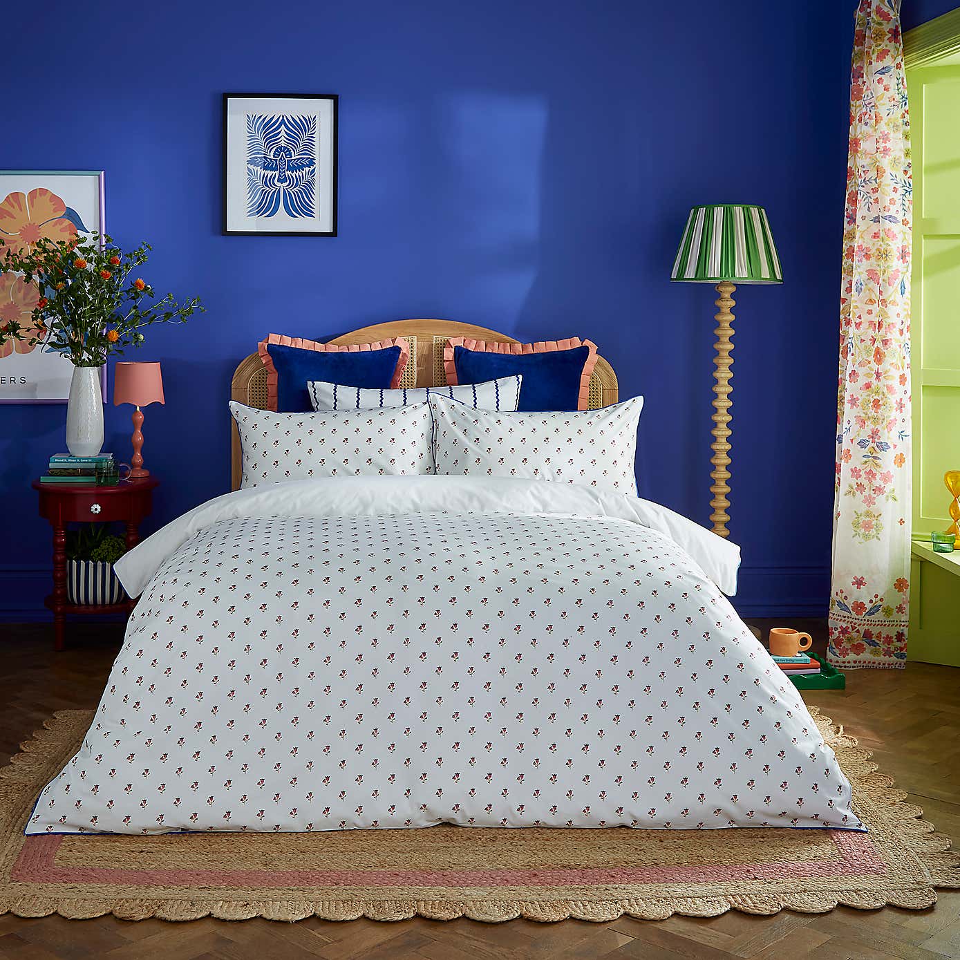 Sophie Robinson Forgotten Garden 100% Cotton Duvet Cover & Pillowcase Set