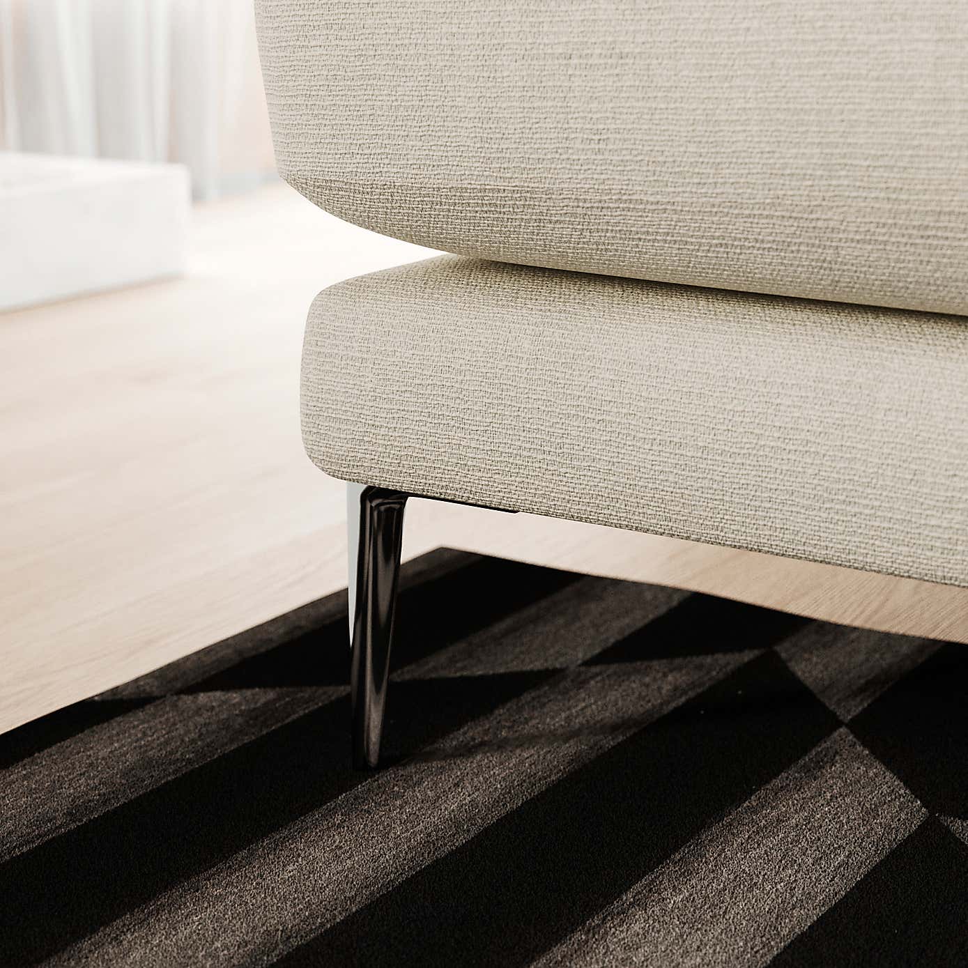 Lawson Chunky Tonal Weave 4 Seater Sofa