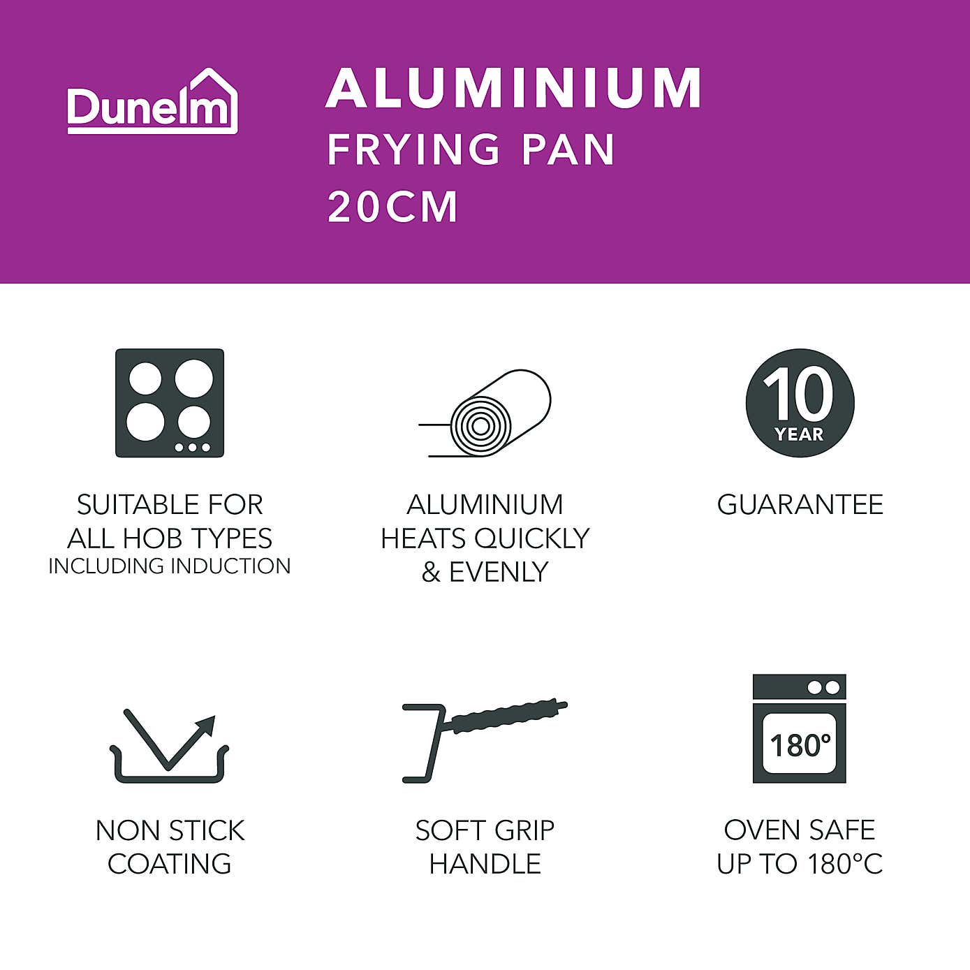 Non-Stick Aluminium Frying Pan, 20cm