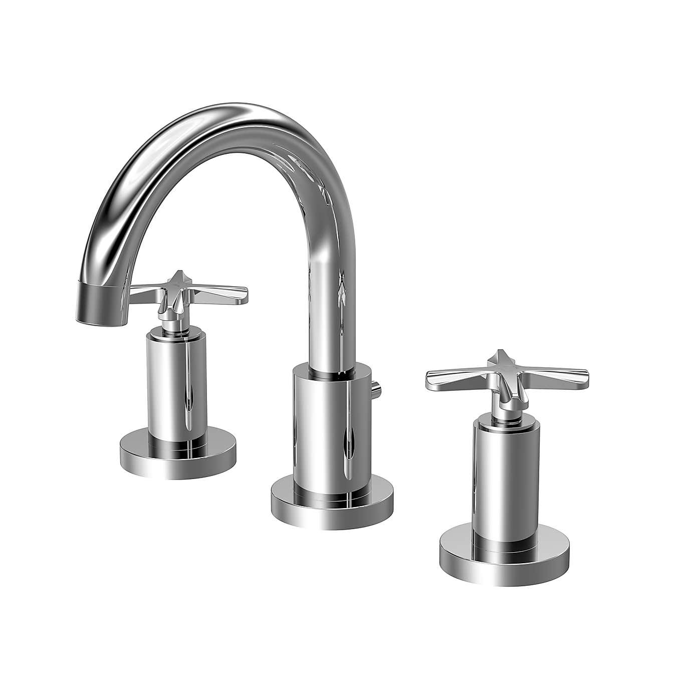 Aztec 3 Tap Hole Basin Mixer Tap