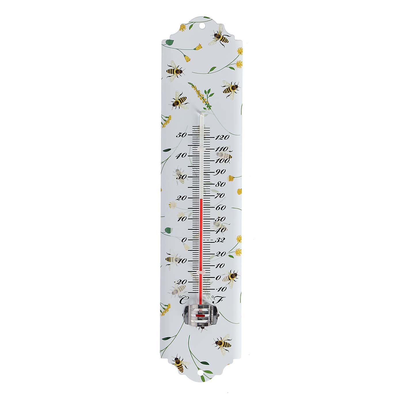Fallen Fruits Bee Print Thermometer