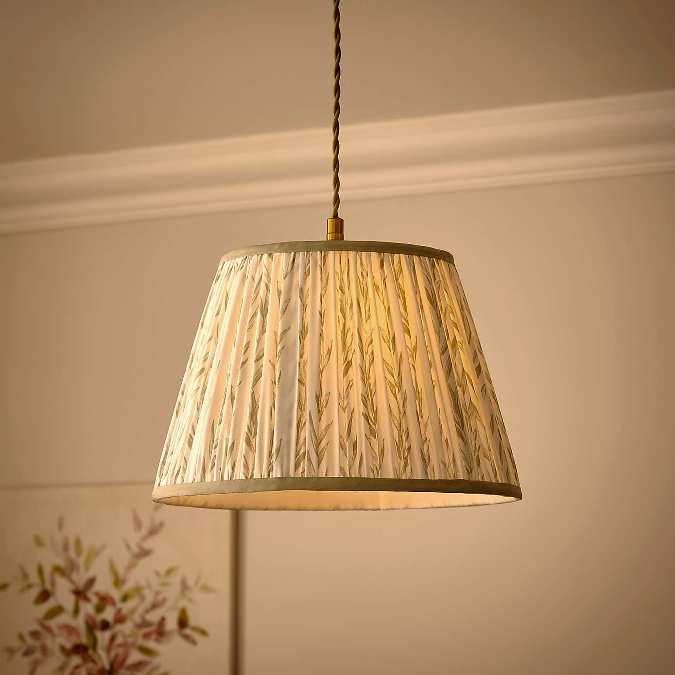 Fern Pleated Easy Fit Lamp Shade