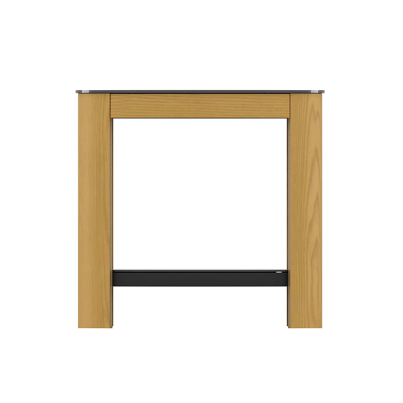 Affinity Real Curved Wood Side Table