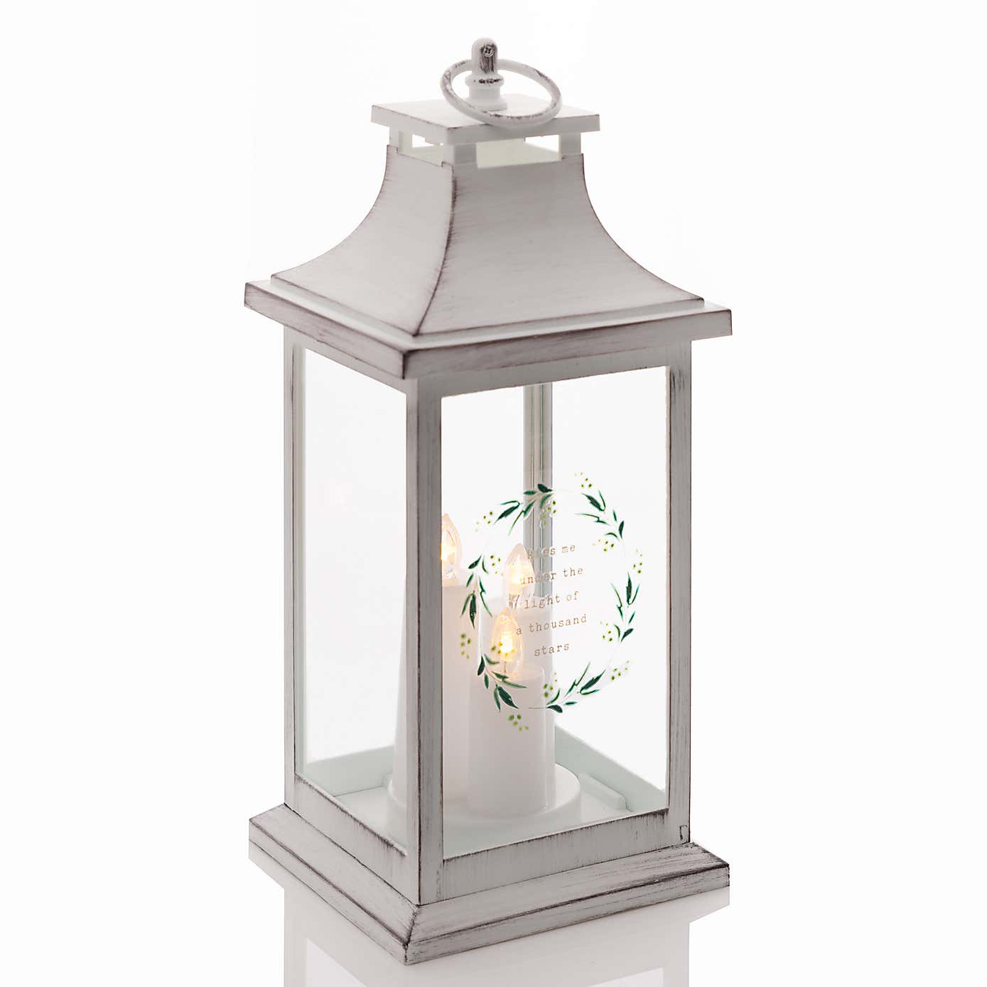 Love Story Kiss Me LED Lantern