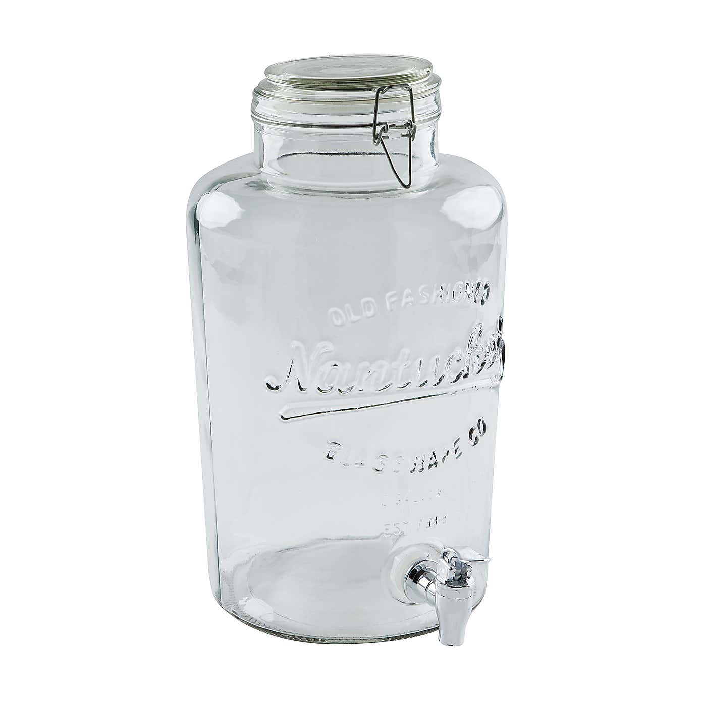 Dunelm Better 8.5L Glass Drinks Dispenser