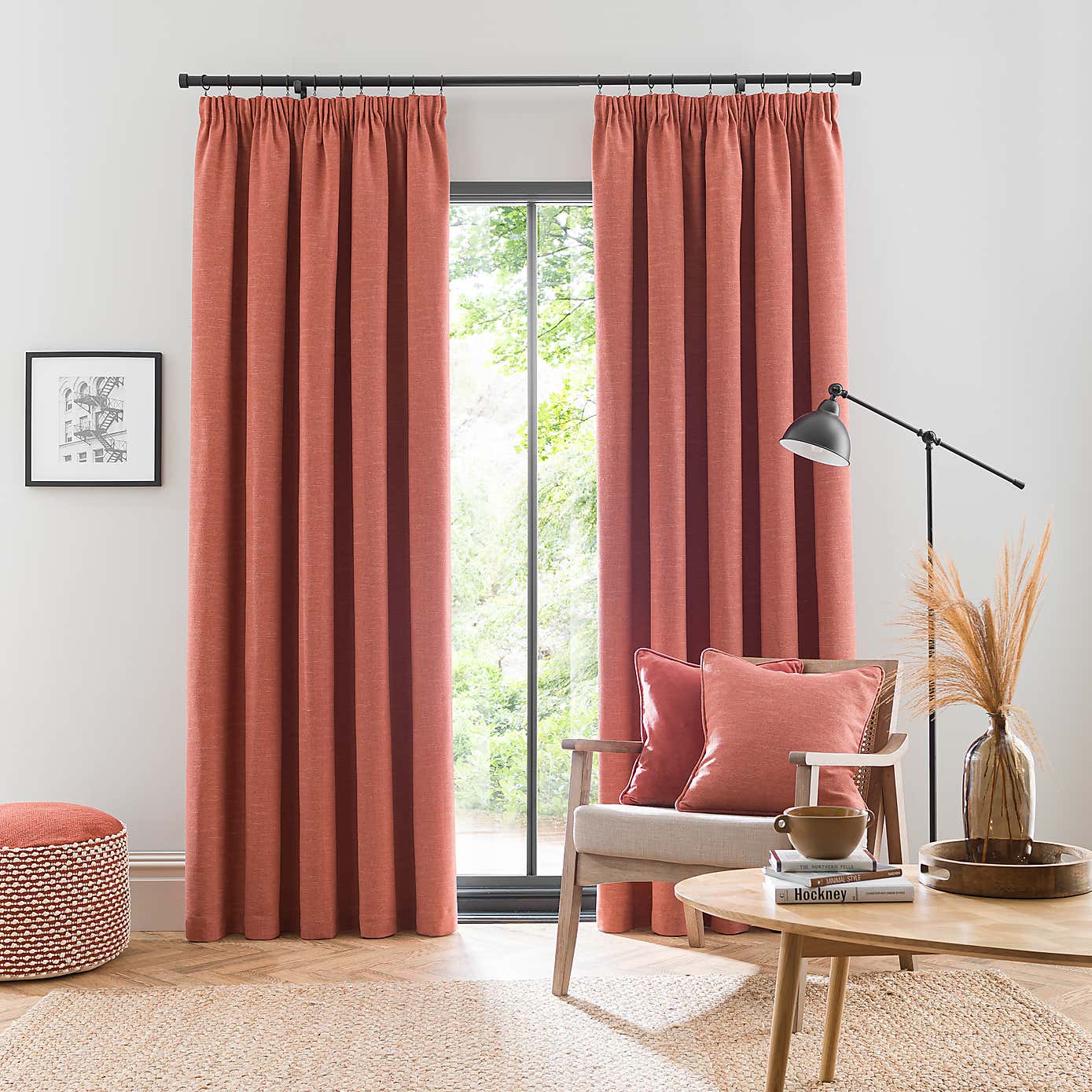 Calista Pencil Pleat Curtains