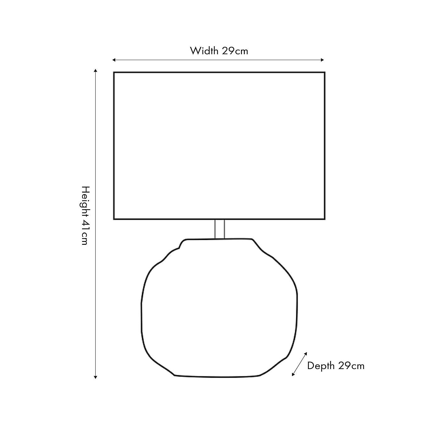 Zadi Plaited Water Hyacinth Table Lamp