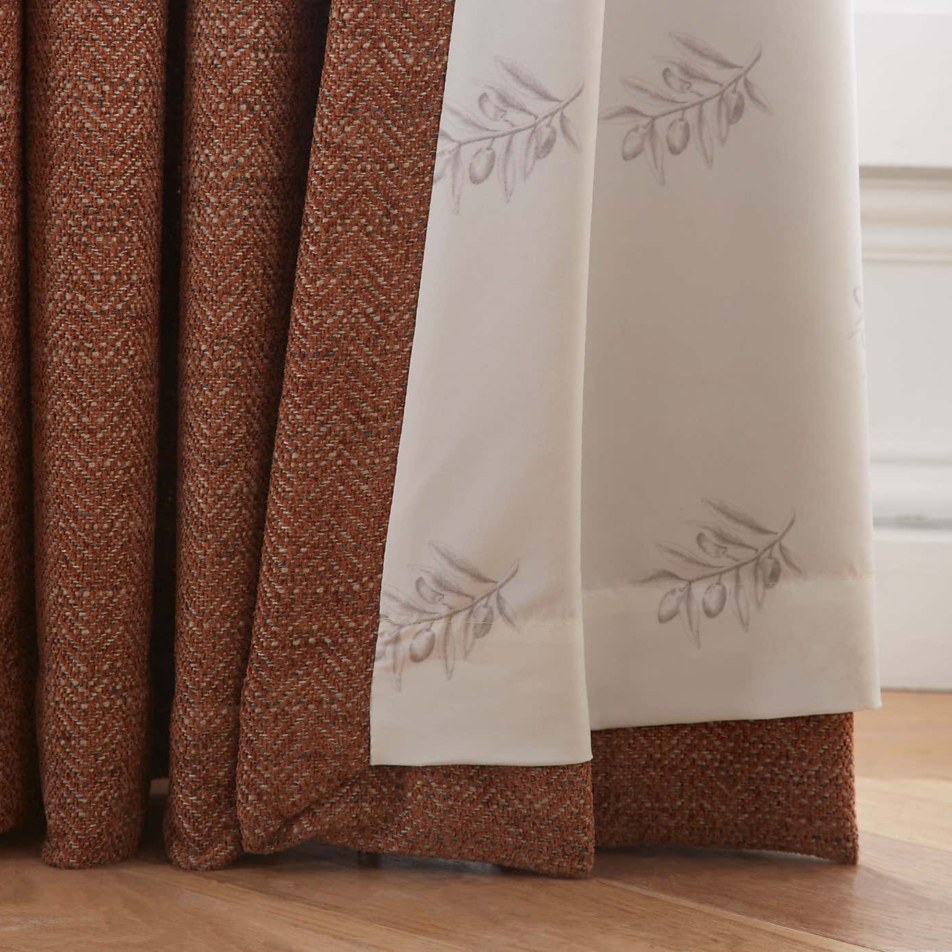 Churchgate Swithland Herringbone Eyelet Curtains