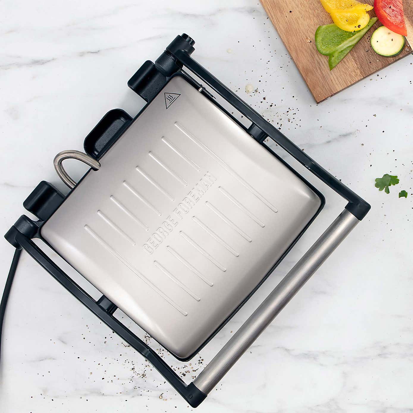 George Foreman Flexe Grill 180 Panini Griddle