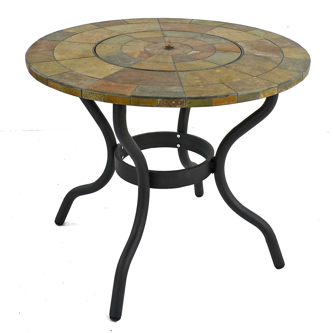 Bayfield Patio Table Firepit 89cm
