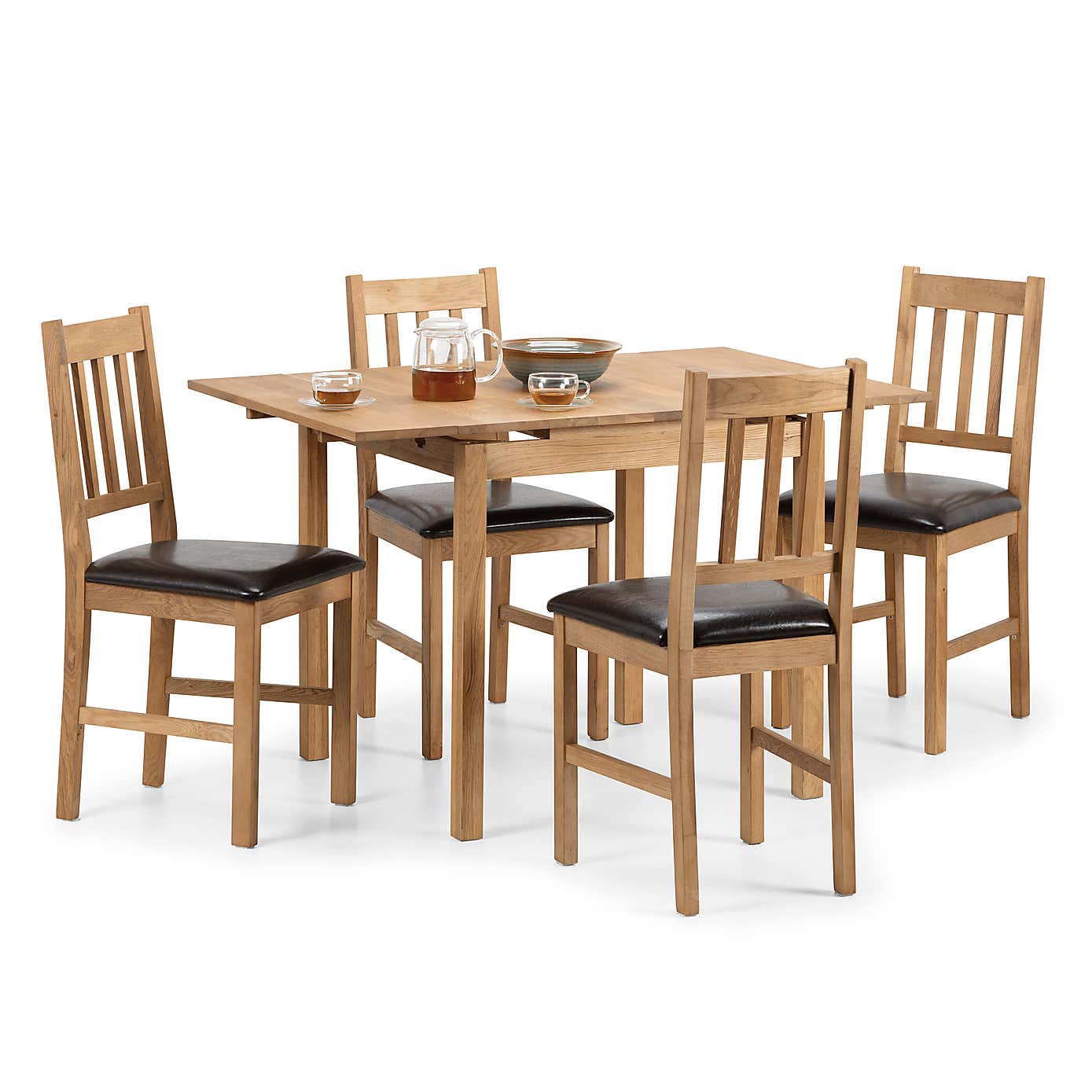 Coxmoor Extending Dining Table with 4 Chairs