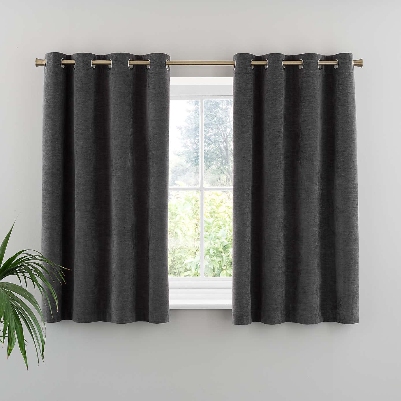 Genoa Chenille Blackout Eyelet Curtains