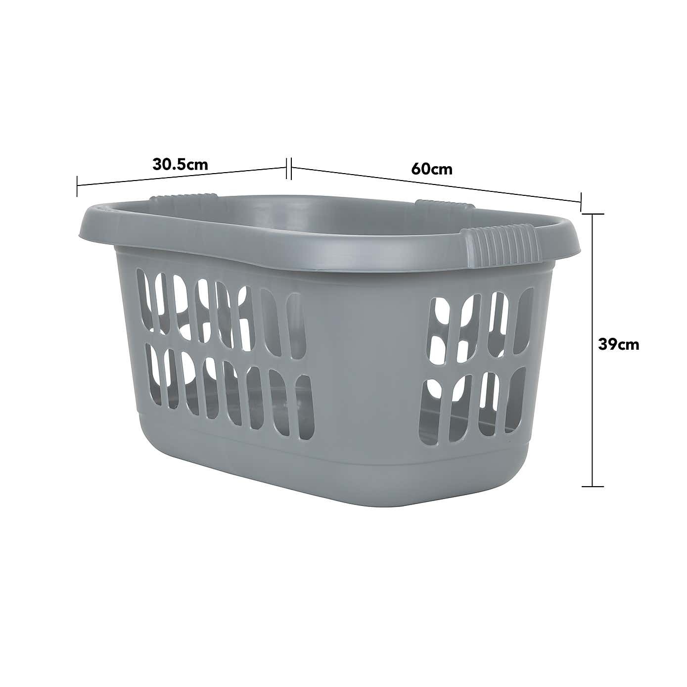Wham Casa Set of 2 Plastic Hipster Laundry Baskets