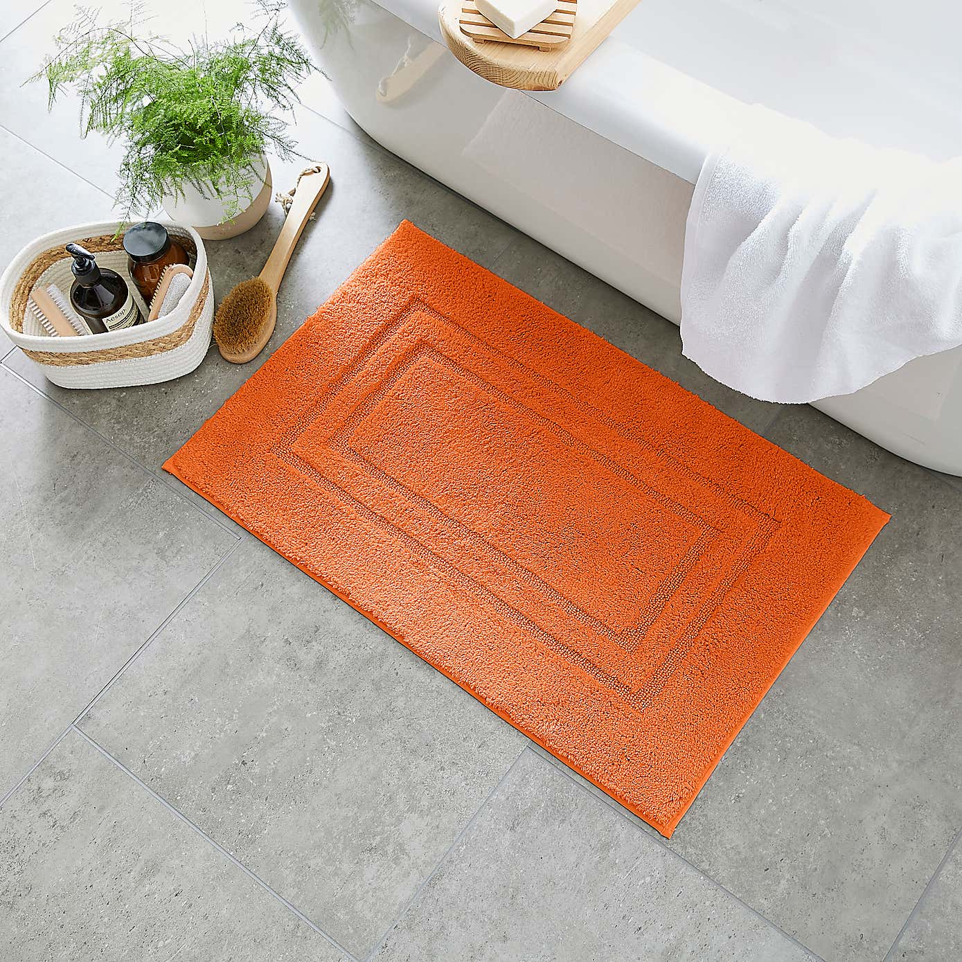 Luxury Cotton Bath Mat