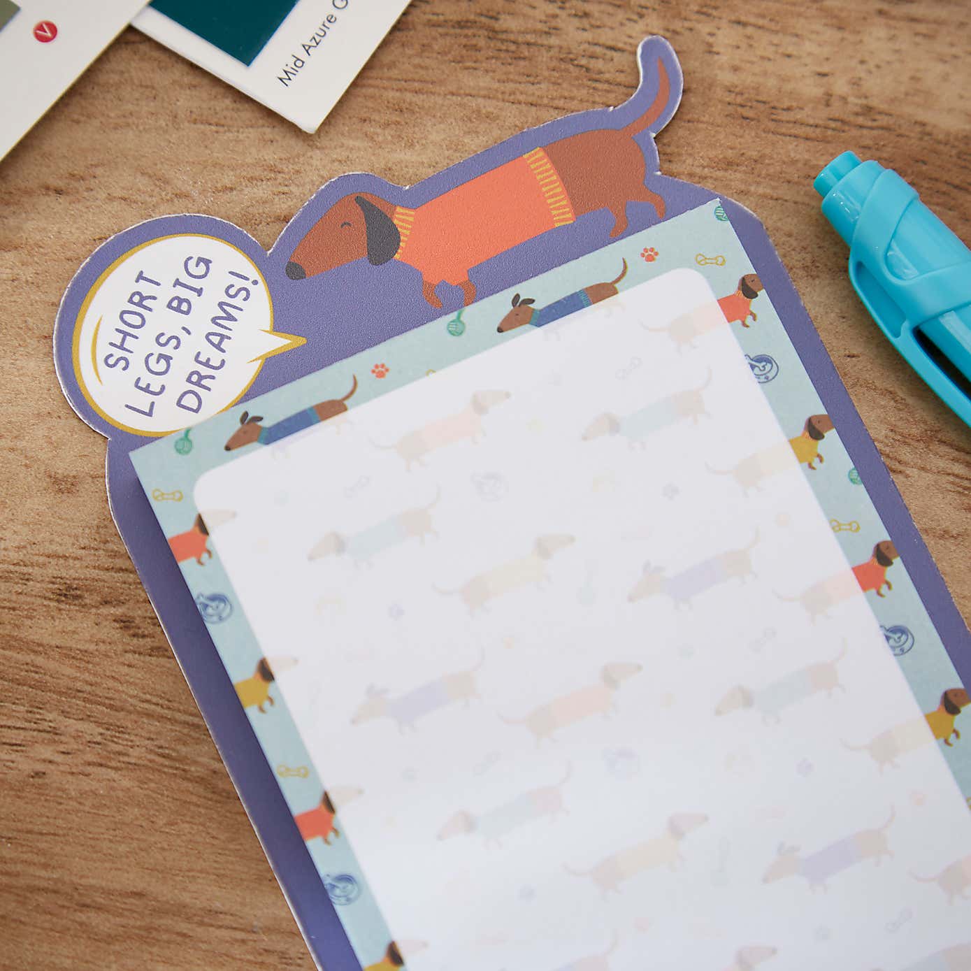 Waters & Noble Sausage Dog Memo Pad