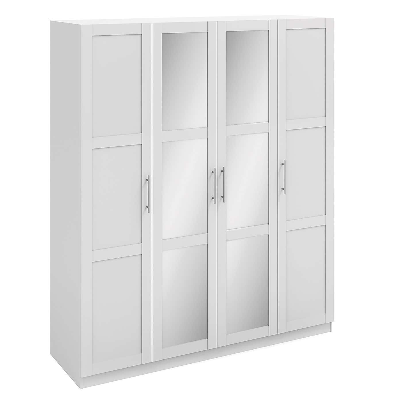 Sudbury Framed 4 Door Wardrobe