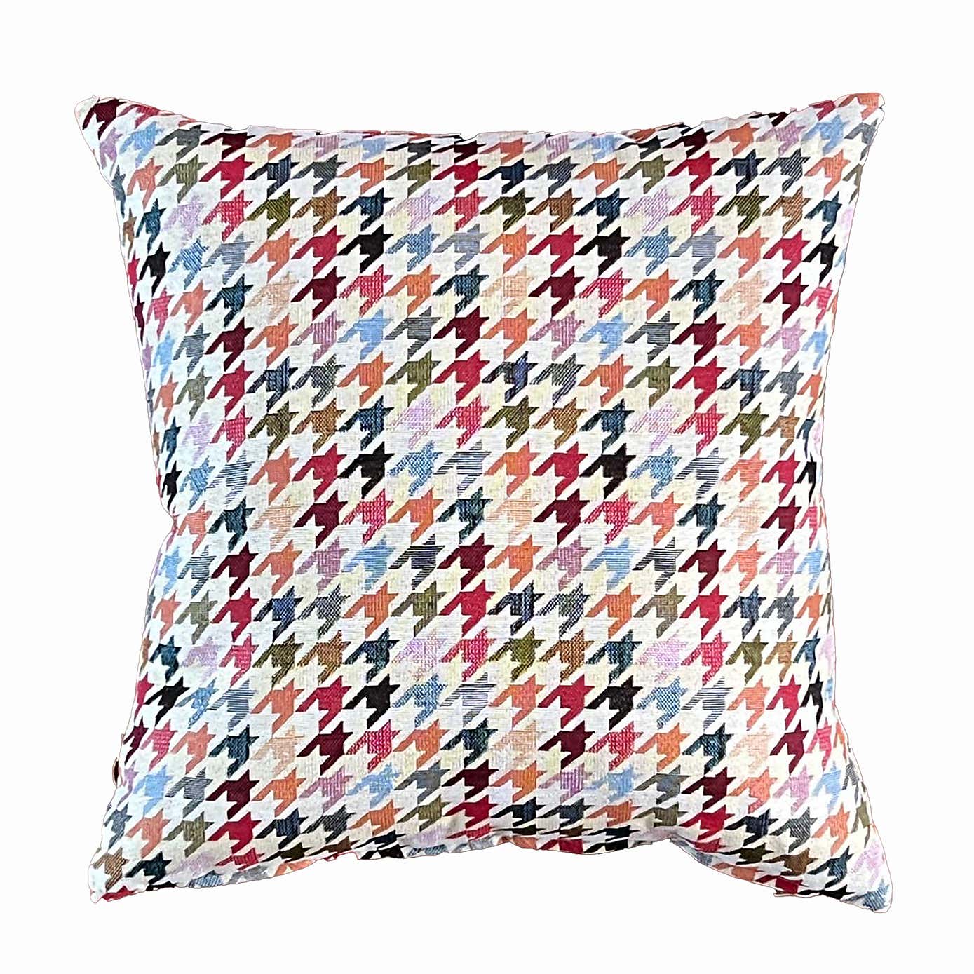 Daro Tapestry Pastel Houndstooth Square Cushion