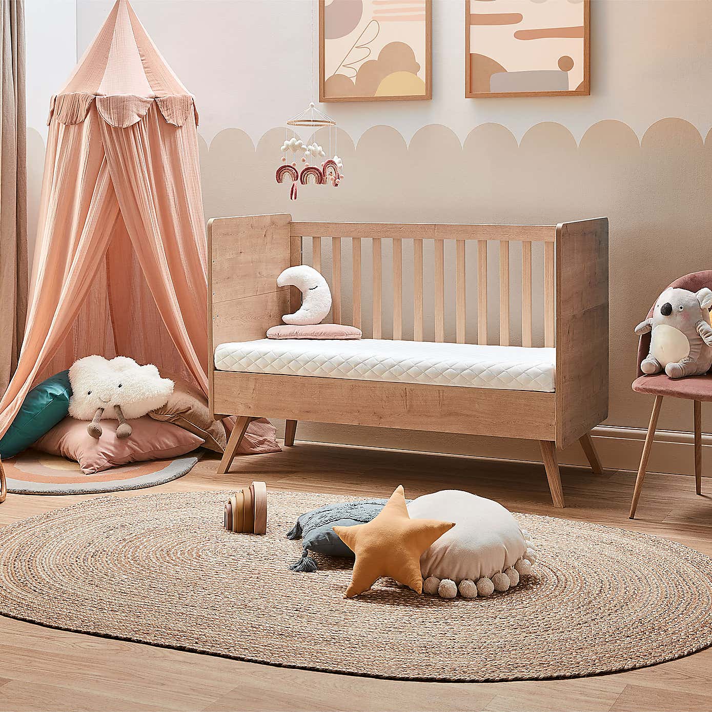 Safe Nights Lullaby Breathable Cot Mattress