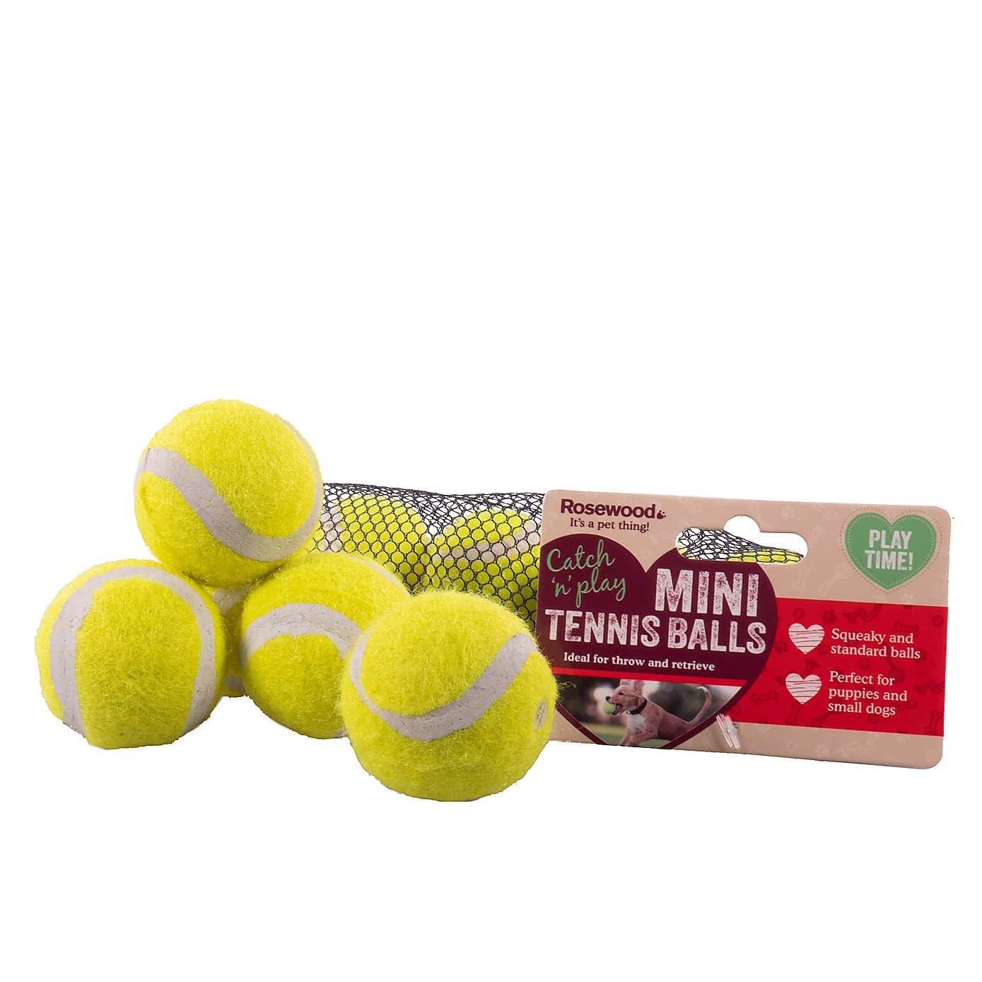 Set of 5 Mini Assorted Tennis Balls