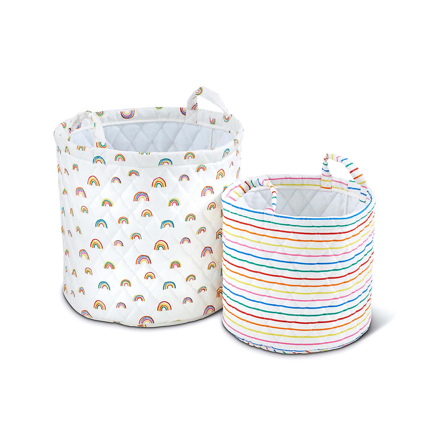 Ickle Bubba Pack of 2 Rainbow Dreams Storage Baskets