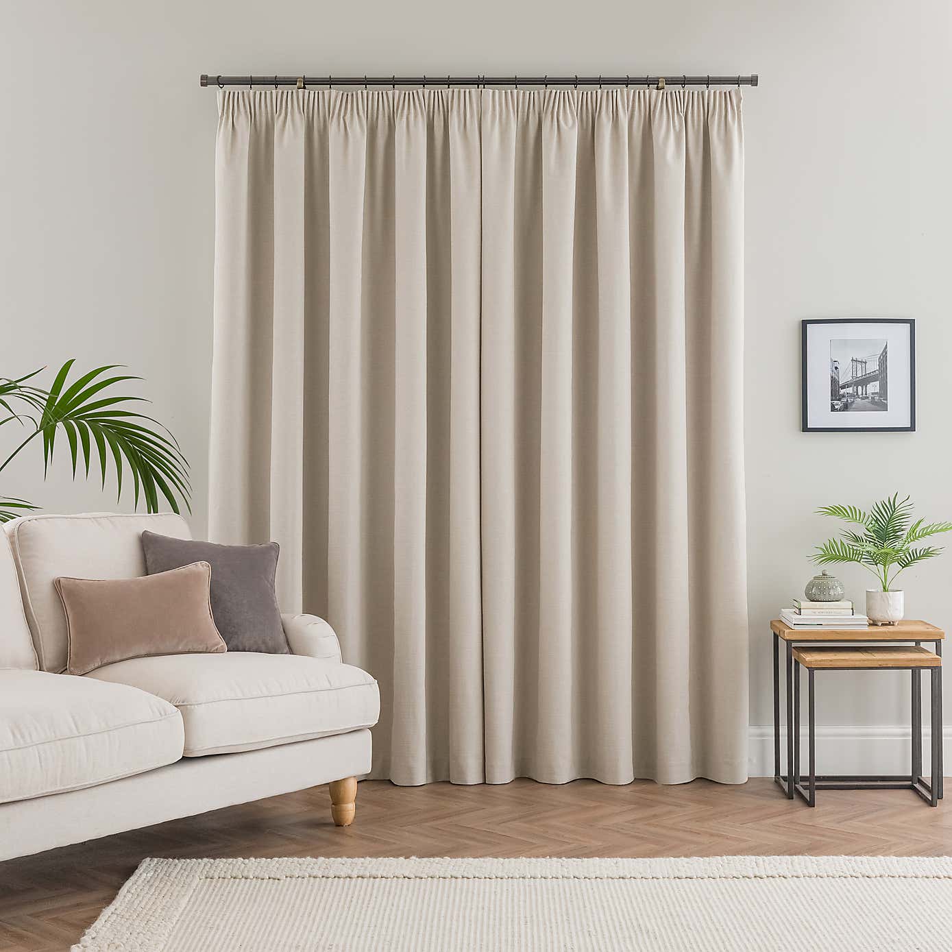 Zodiac Blackout Pencil Pleat Curtains