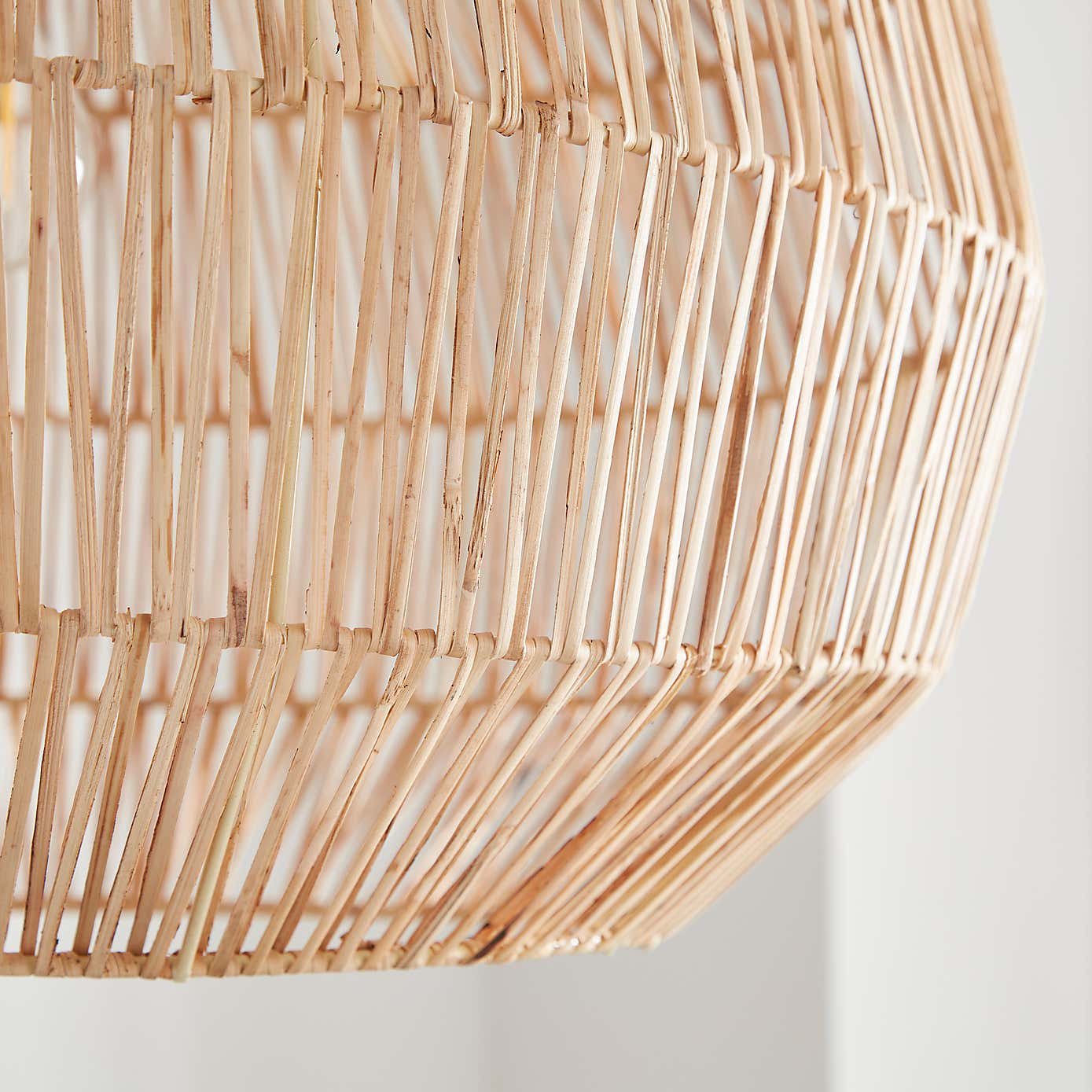 Wicker Woven Easy Fit Pendant Shade