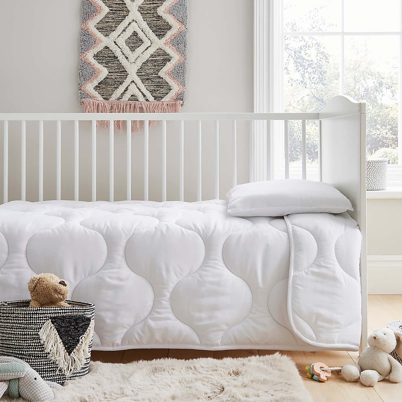 Fogarty Little Sleepers Perfectly Washable 7 Tog Cot Bed Duvet and Pillow Set